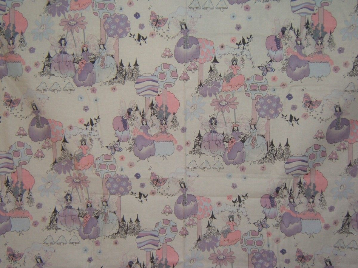 1200x900 Alexander Henry Fabrics, Sprites of Tillibrook, Vintage, BTY, Clr Lavender Multi