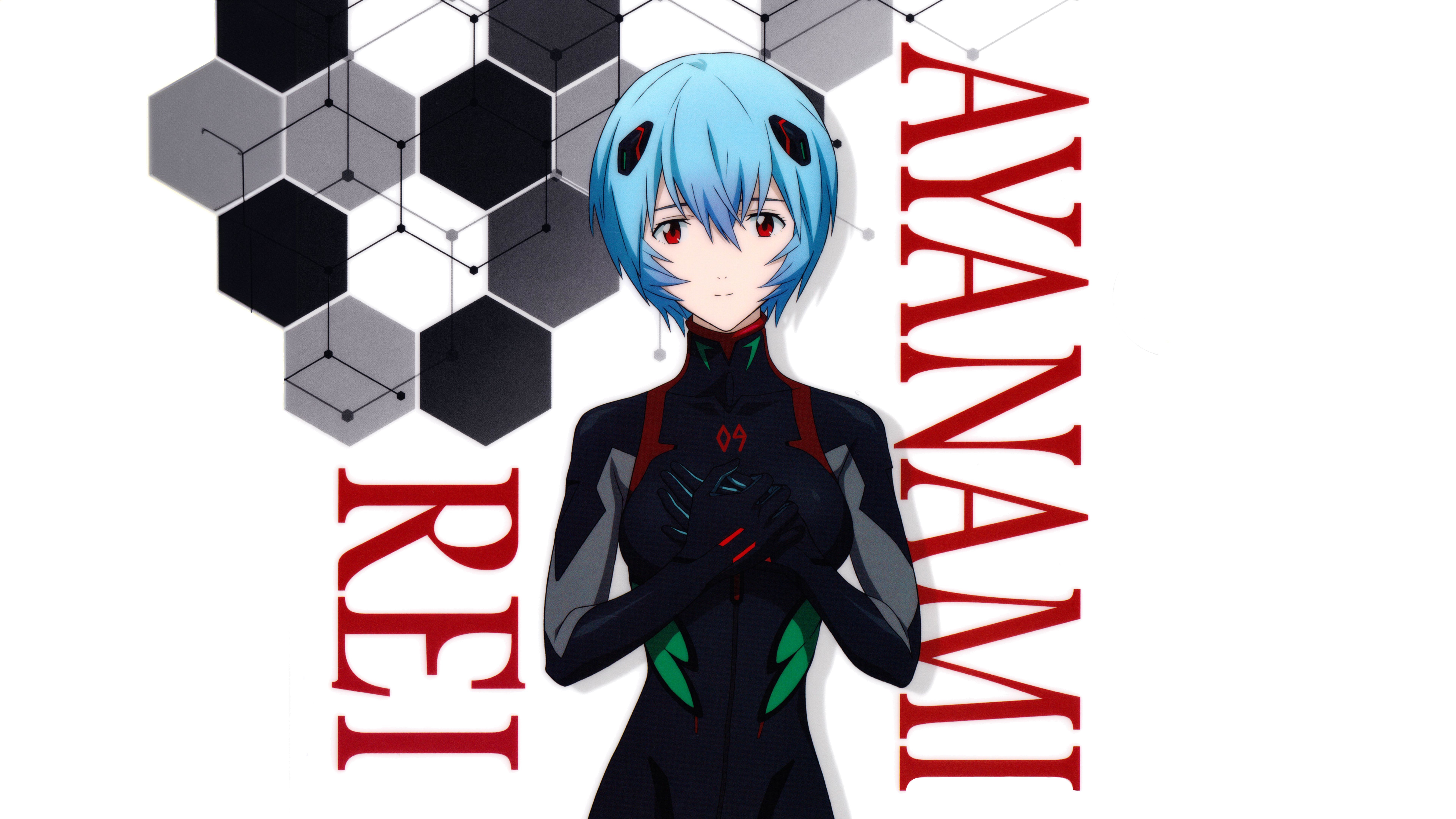 7680x4320 Rei Ayanami Wallpaper 4K, 8K, Neon Genesis Evangelion, 5K
