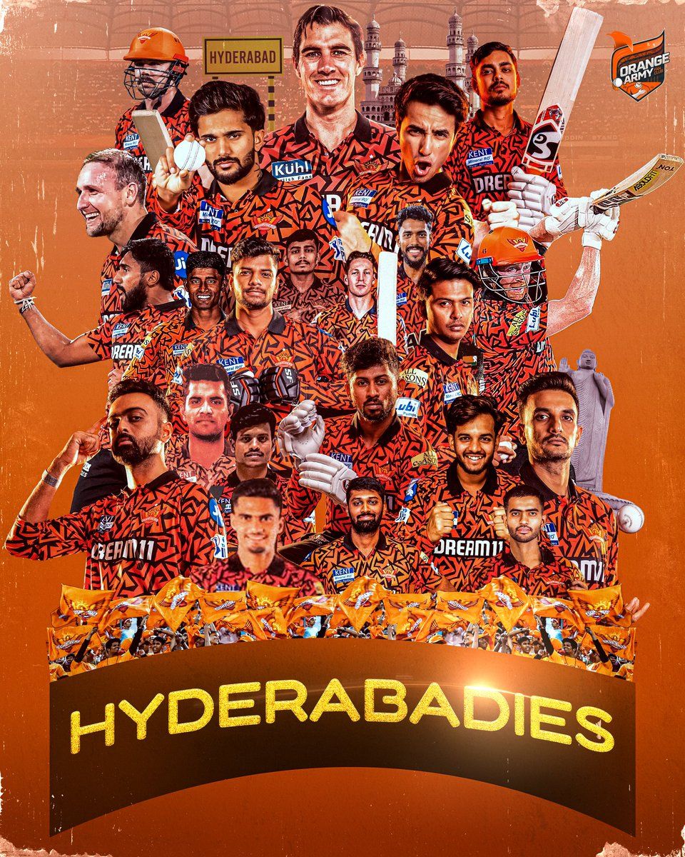 960x1200 Presenting you our Hyderabadies for IPL 2026!