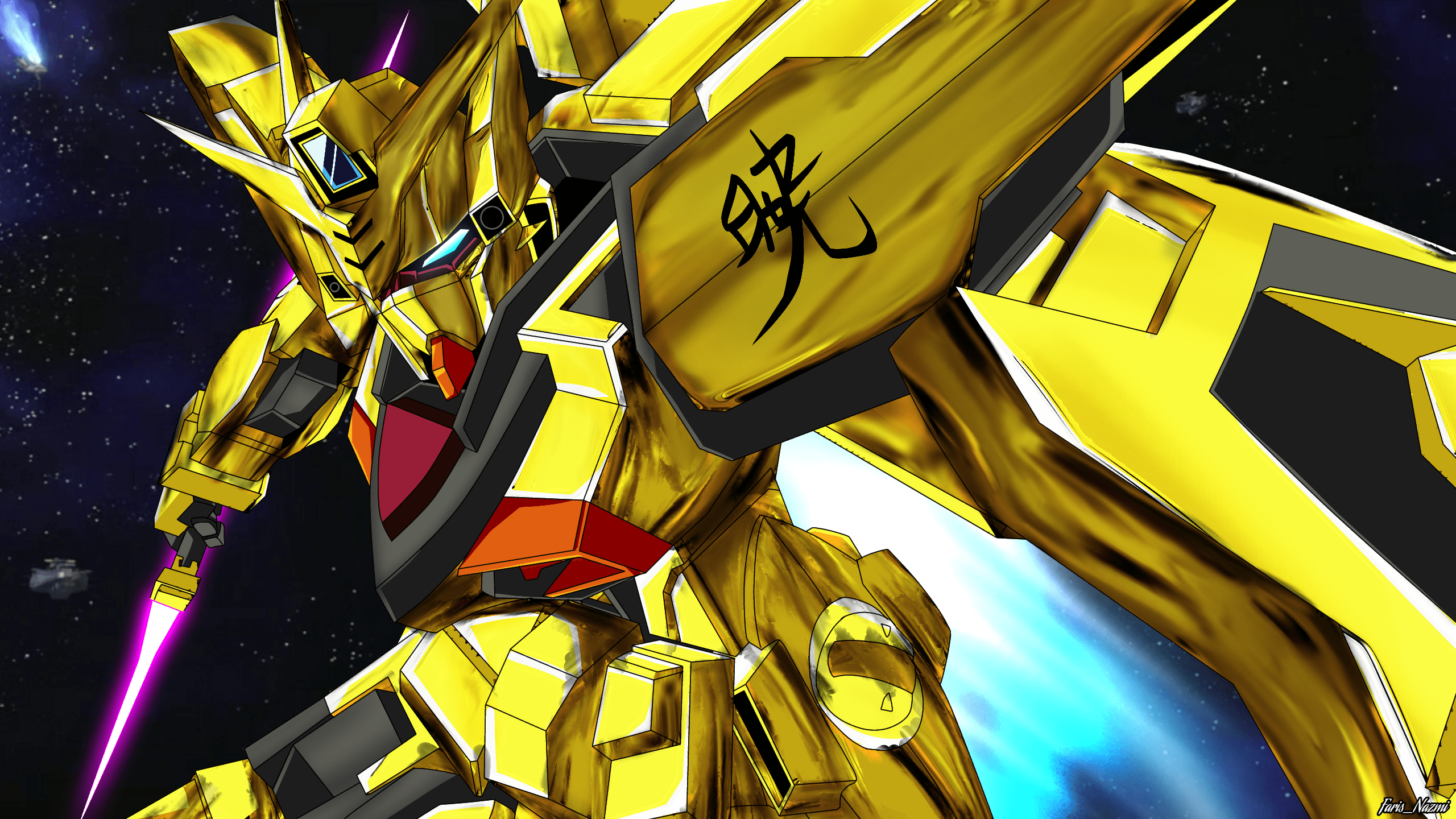 2560x1440 ORB 01 Akatsuki Gundam Suit Gundam SEED Destiny Wallpaper By Gundrass Anime Image Board
