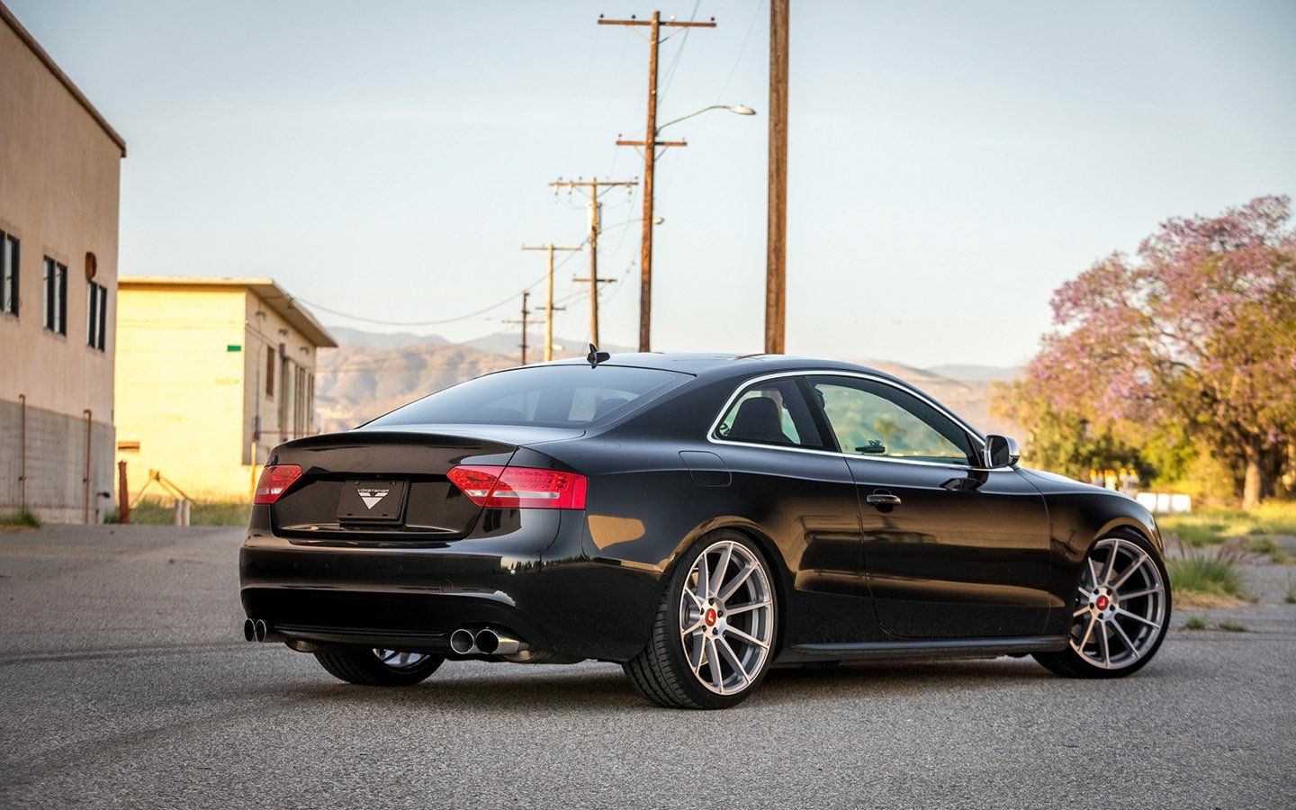 1440x900 Vorsteiner, Audi, S Cars, Coupe, Black, Modified Wallpaper HD / Desktop and Mobile Background