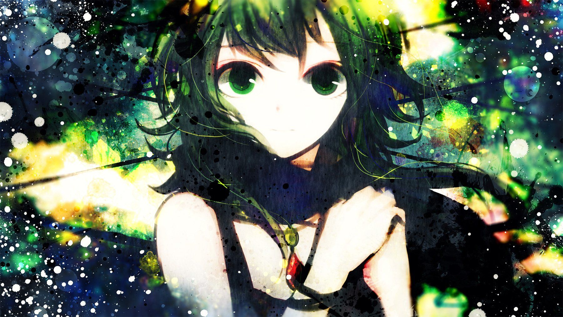 1800x1013 GUMI Vocaloid Anime Magic