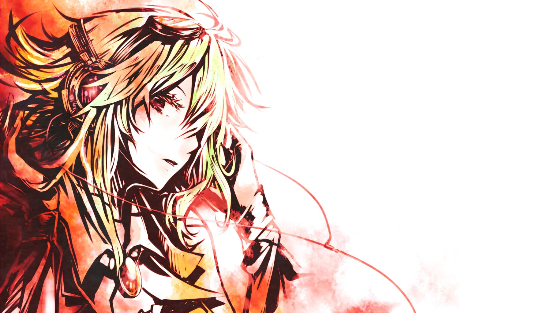 1800x1024 Female anime wallpaper, Vocaloid, Megpoid Gumi, anime HD wallpaper