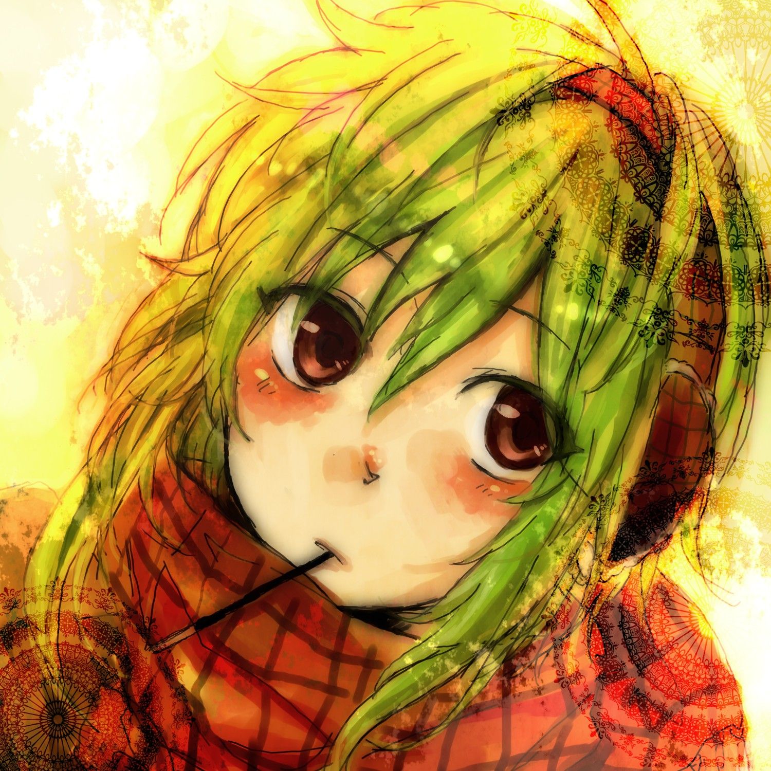 1500x1500 GUMI by Pixiv Id 1142869 Anime Image Board