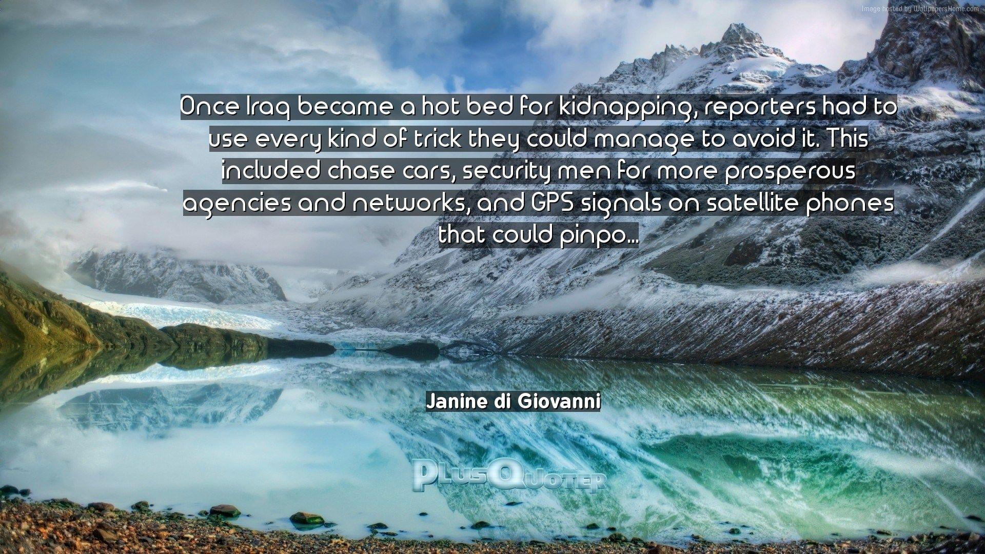 1920x1080 Once Iraq became a hot bed for kidnapping, reporters had to use