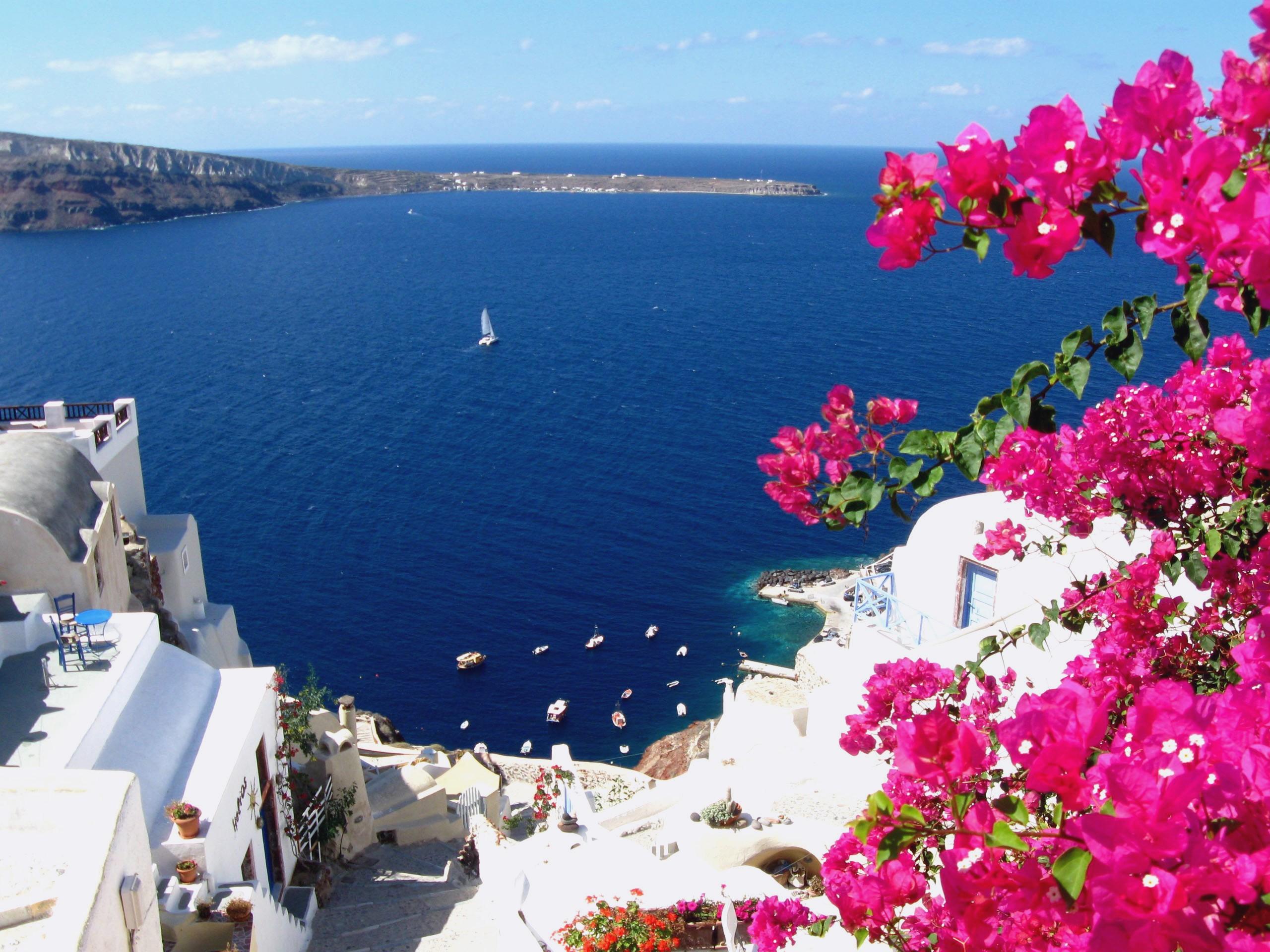 2560x1920 Summer Greece Wallpaper