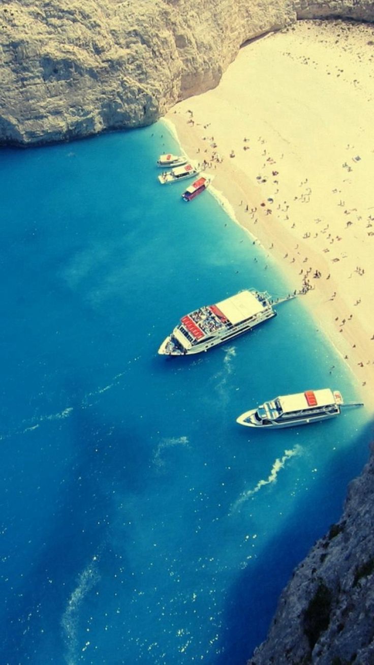 736x1308 Summer Famous Beaches In Greece iPhone 8 Wallpaper
