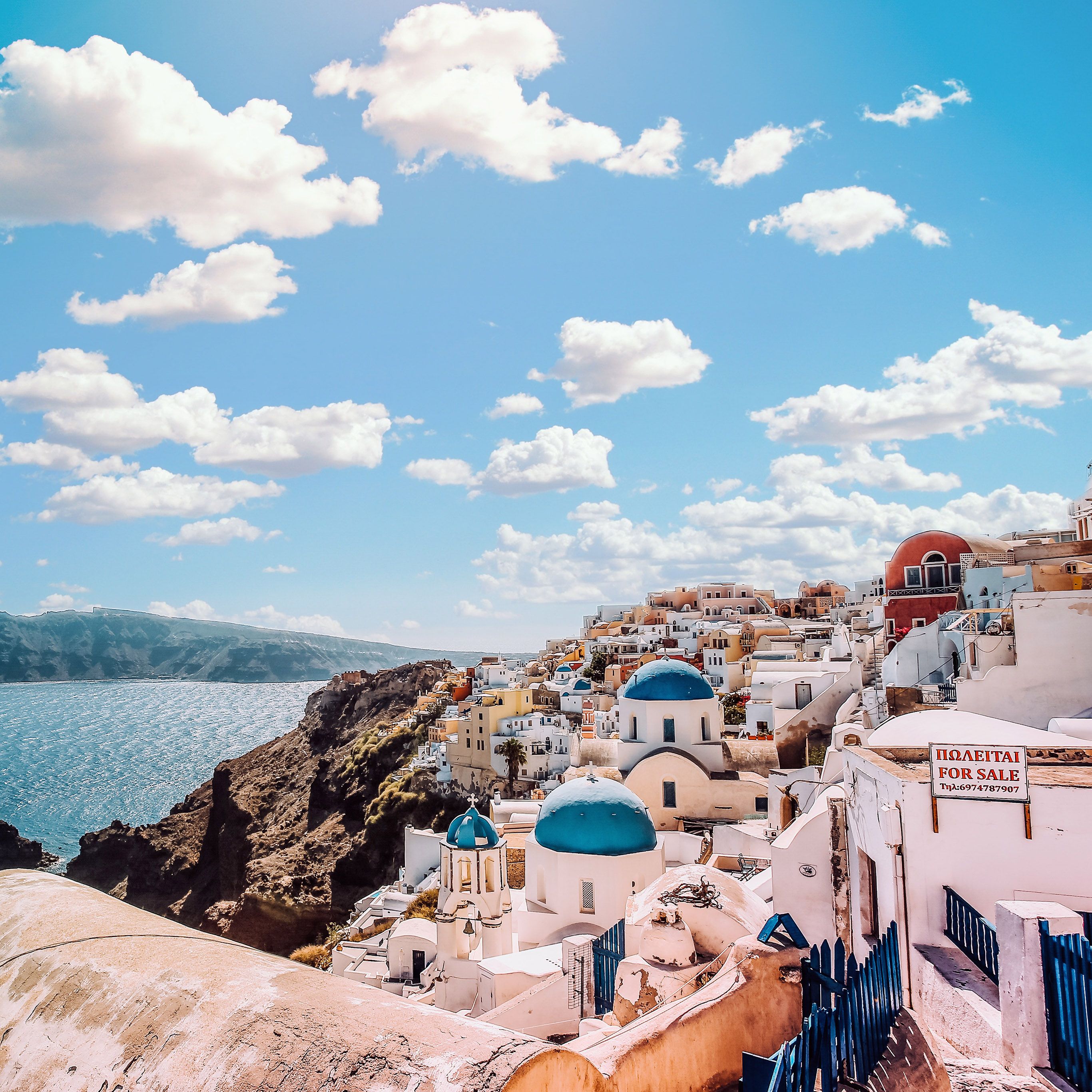 2732x2732 Summer Greece Wallpaper