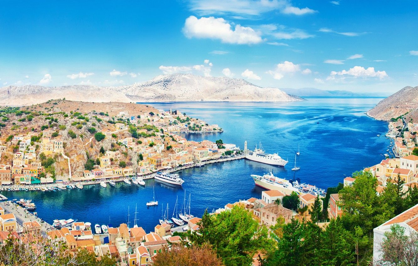 1332x850 Summer Greece Wallpaper