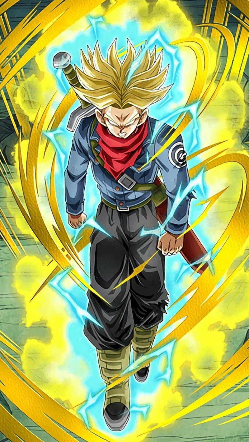 800x1422 Future Trunks, anime, ball, drgon, saiyan, super, HD phone wallpaper