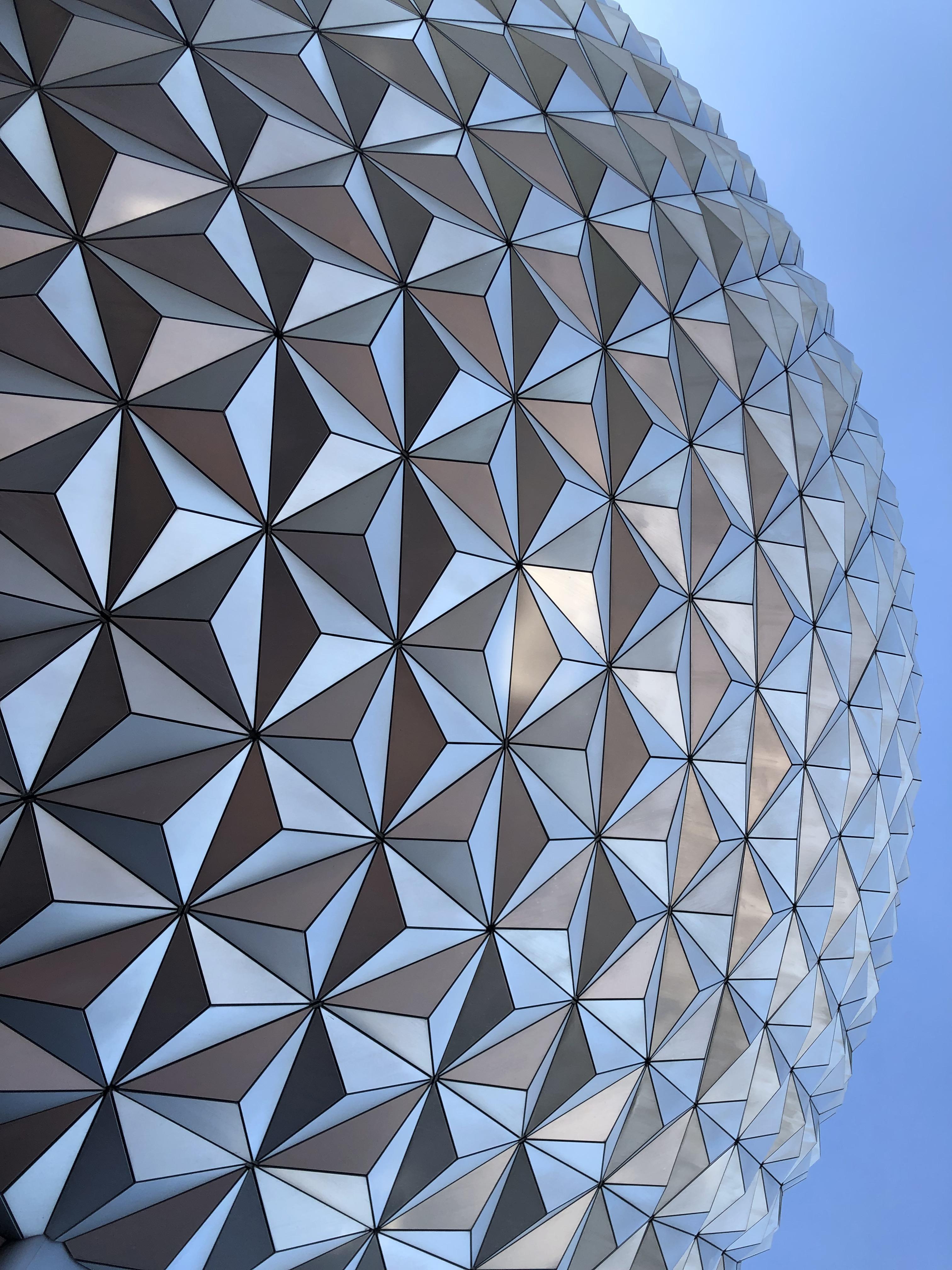 3024x4032 Here's a photo I'm proud of. Spaceship Earth shot on my iPhone X