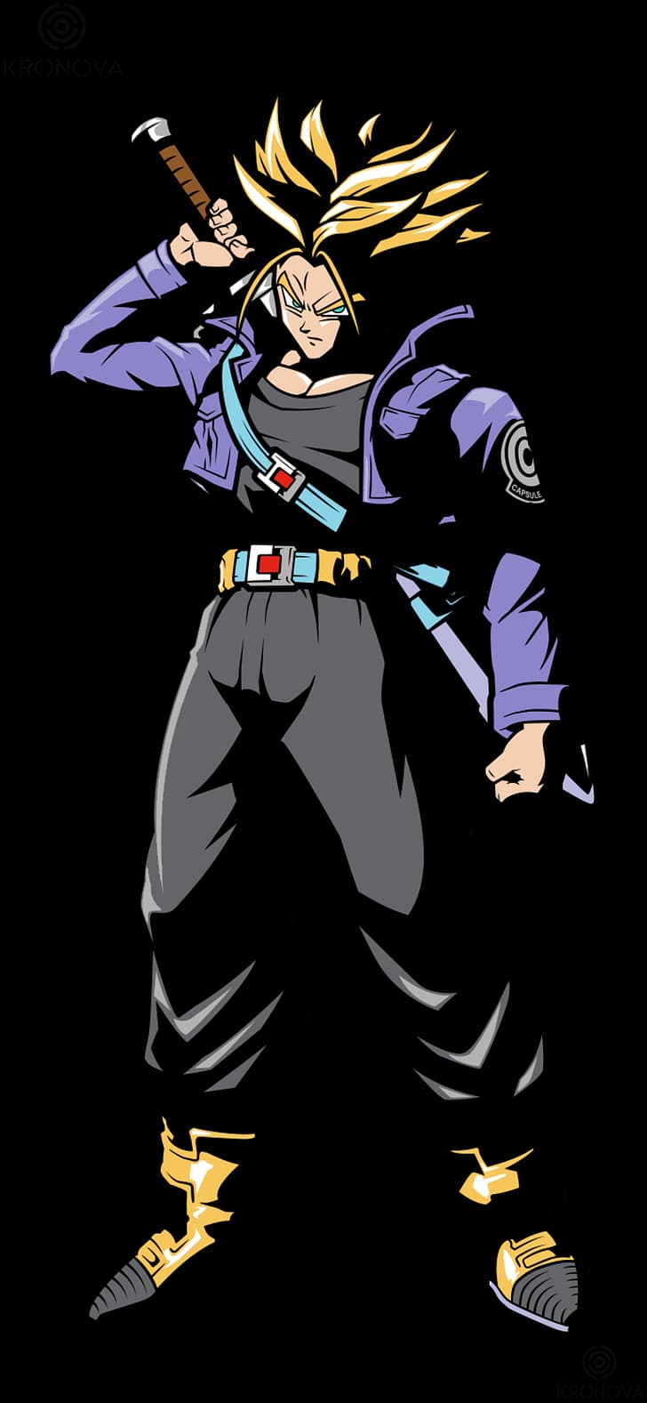 728x1577 Trunks (Dragon Ball) 1080P, 2K, 4K, 5K HD wallpaper free download