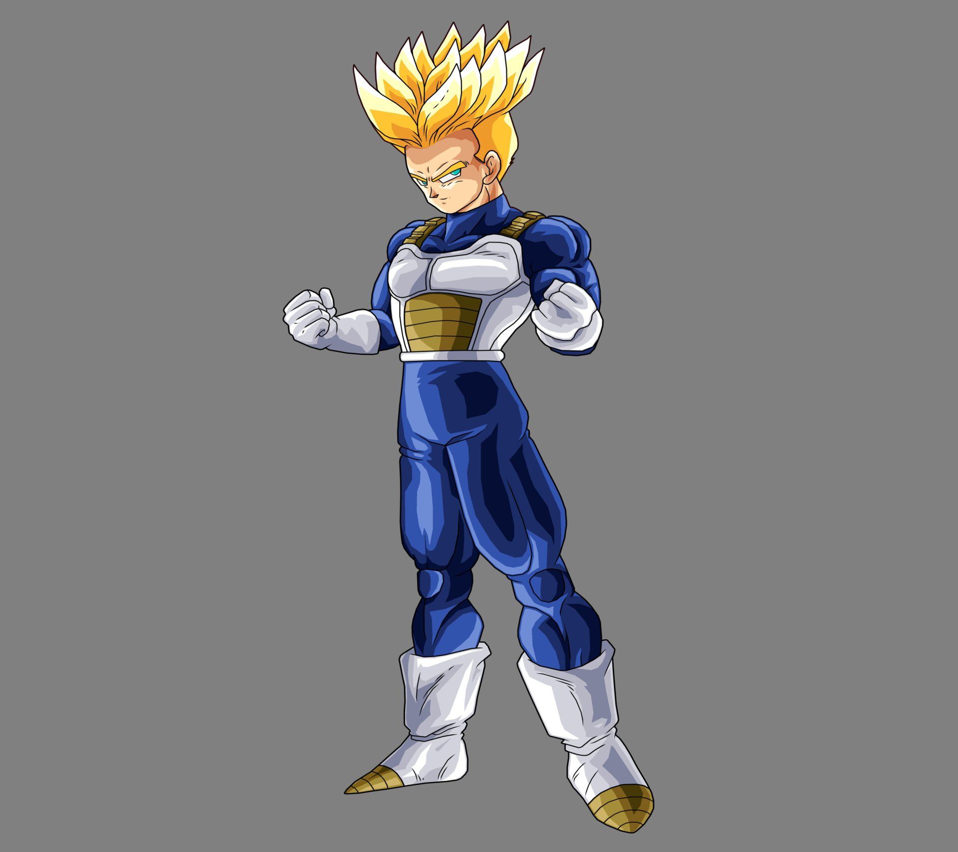 1920x1707 Trunks in Action: 4K Ultra HD Dragon Ball Z Wallpaper**