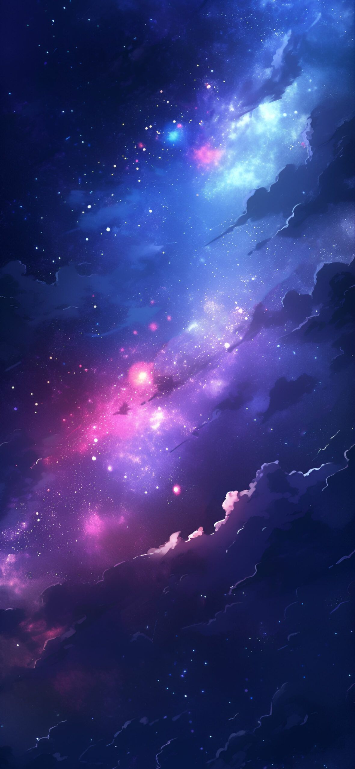 1181x2560 Infinite Space Beautiful Wallpaper Aesthetic Wallpaper