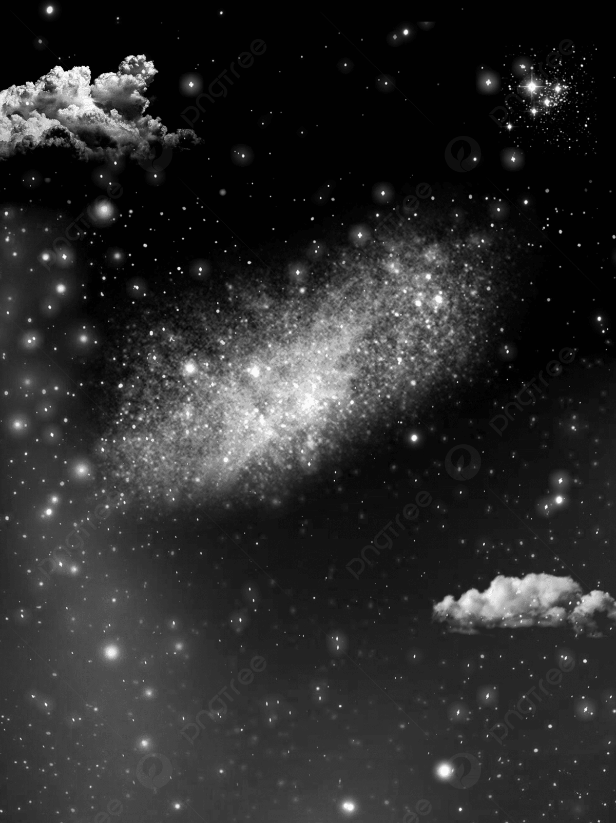 1200x1604 Cosmic Starry Sky Aesthetic Romantic Series Background Wallpaper Image For Free Download