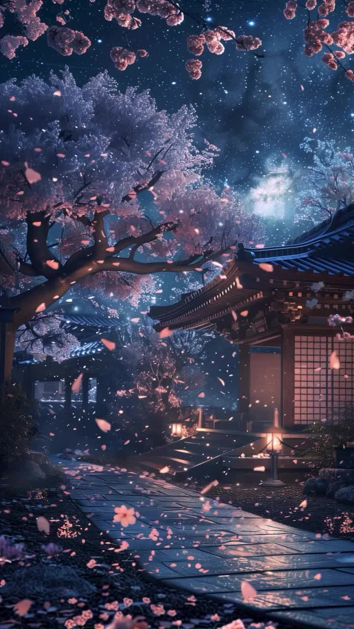 720x1280 Live Cherry Blossom Wallpaper