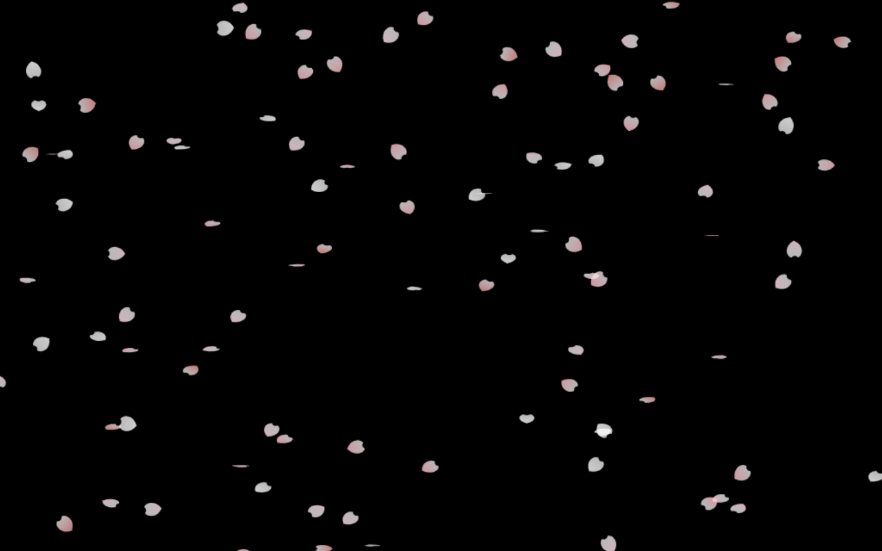 1280x800 Sakura Rain Effect Web Store