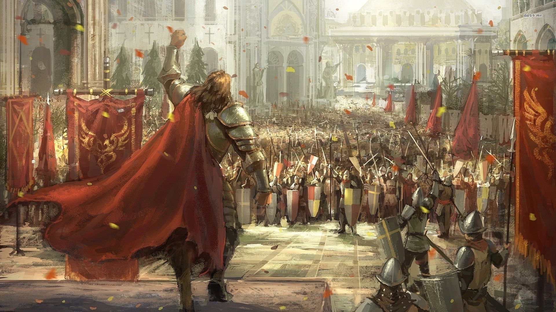 1920x1080 Medieval Knight Wallpaper
