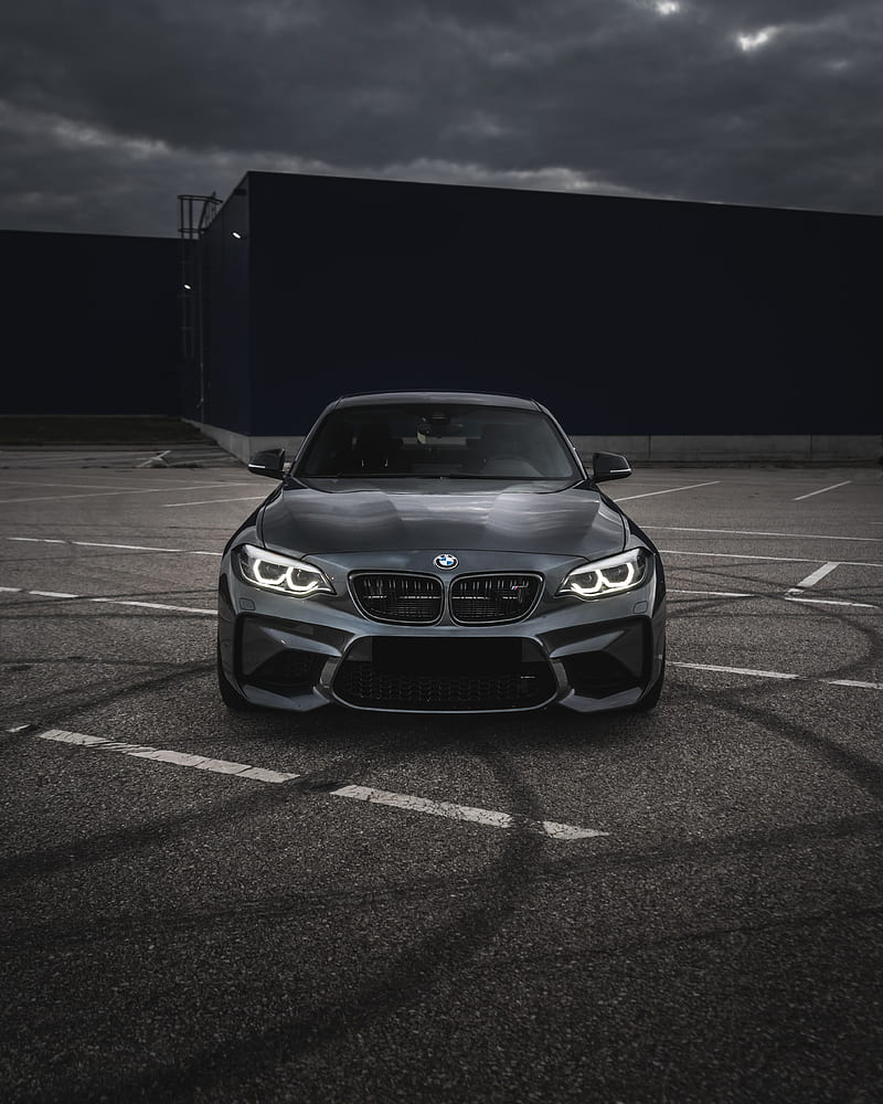 800x1000 Bmw m bmw, car, front view, gray, HD phone wallpaper