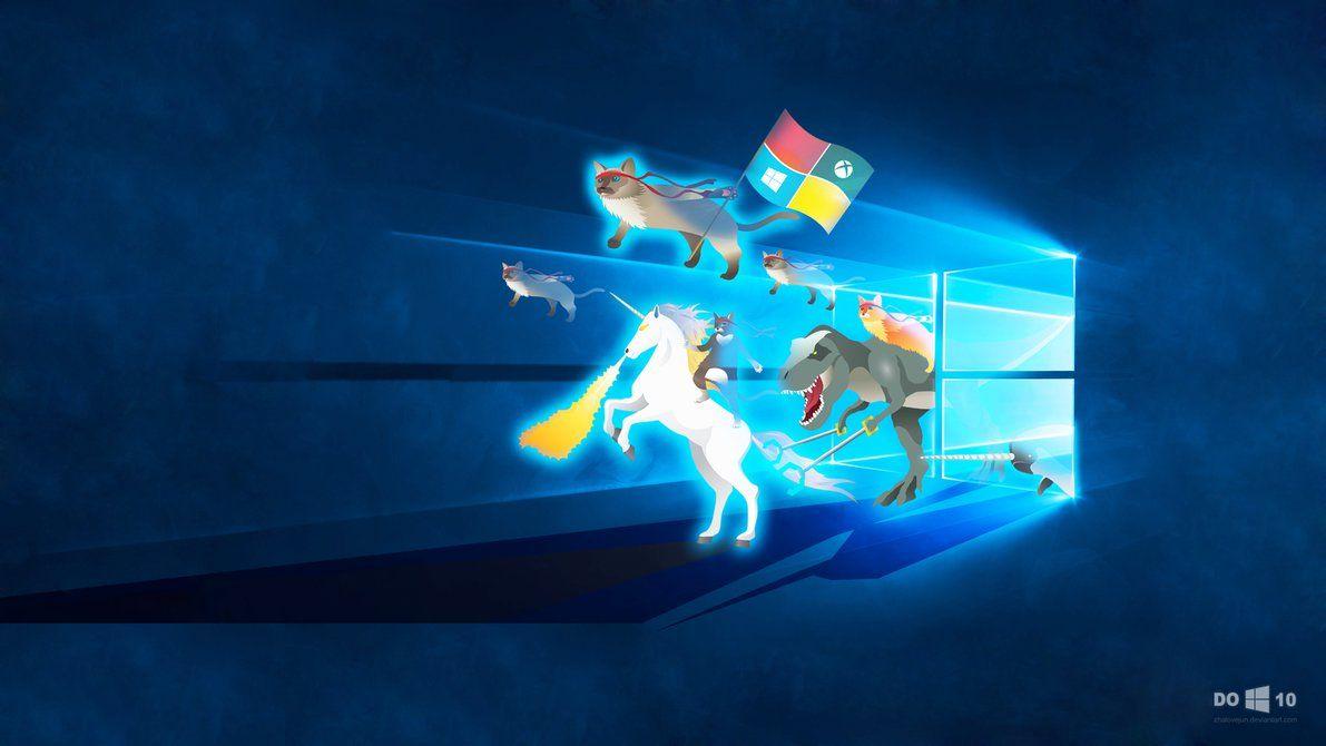 1191x670 Windows 10 Wallpaper Cat