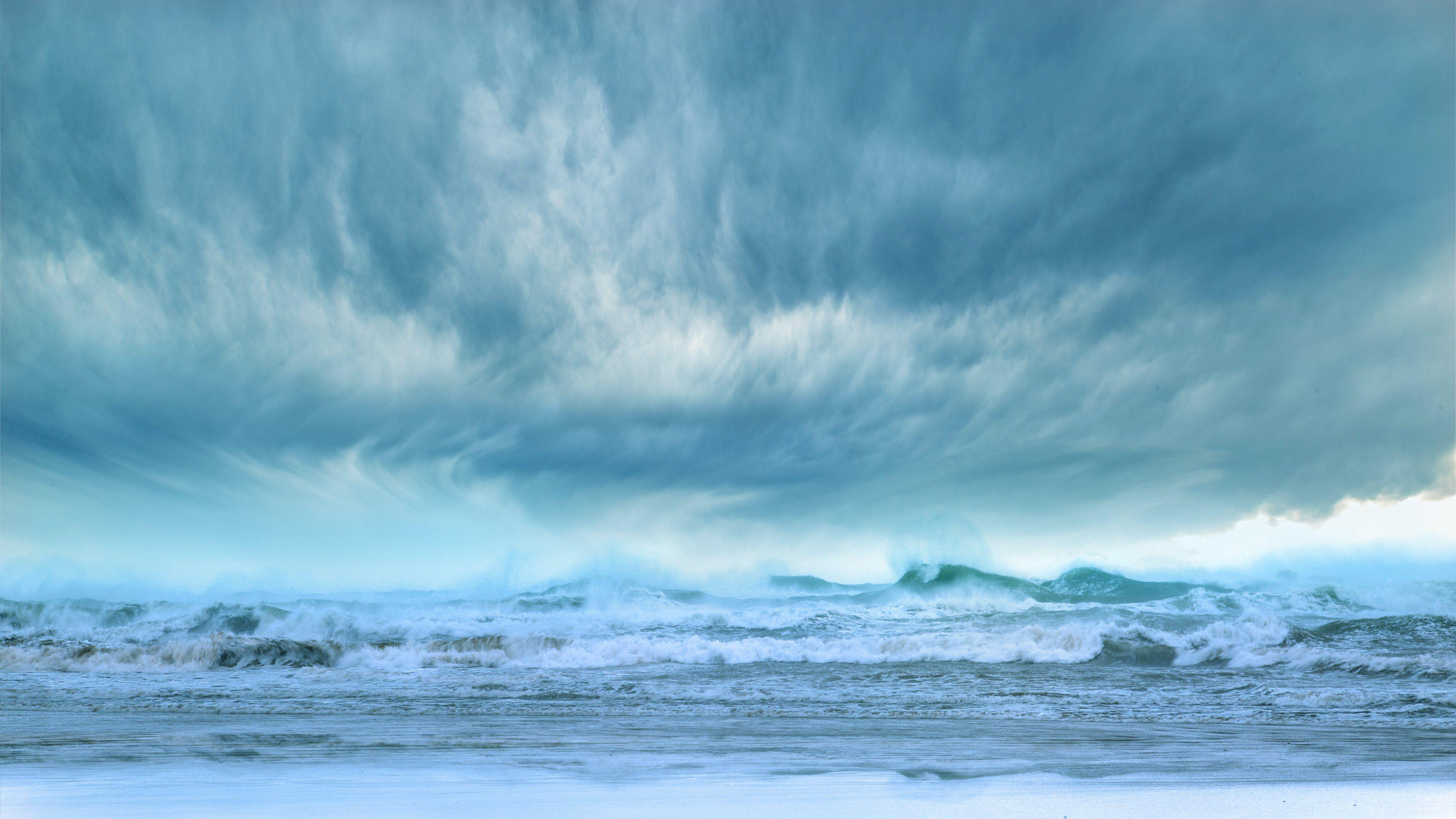 3840x2160 Big Ocean Waves Wallpaper and Free