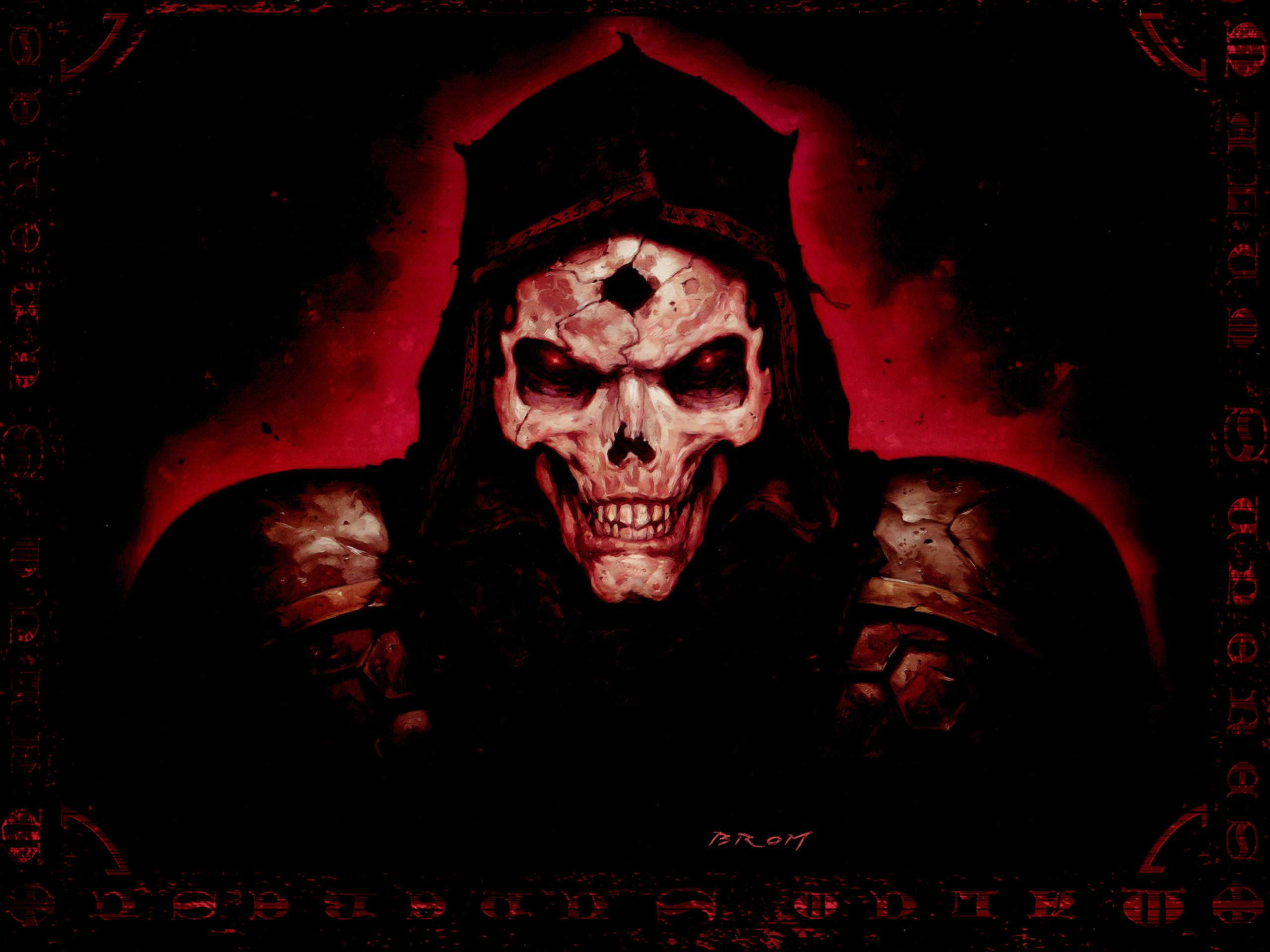 2560x1920 Wallpaper, Quake Fantasy Art Dark Horror Skull Evil Scary