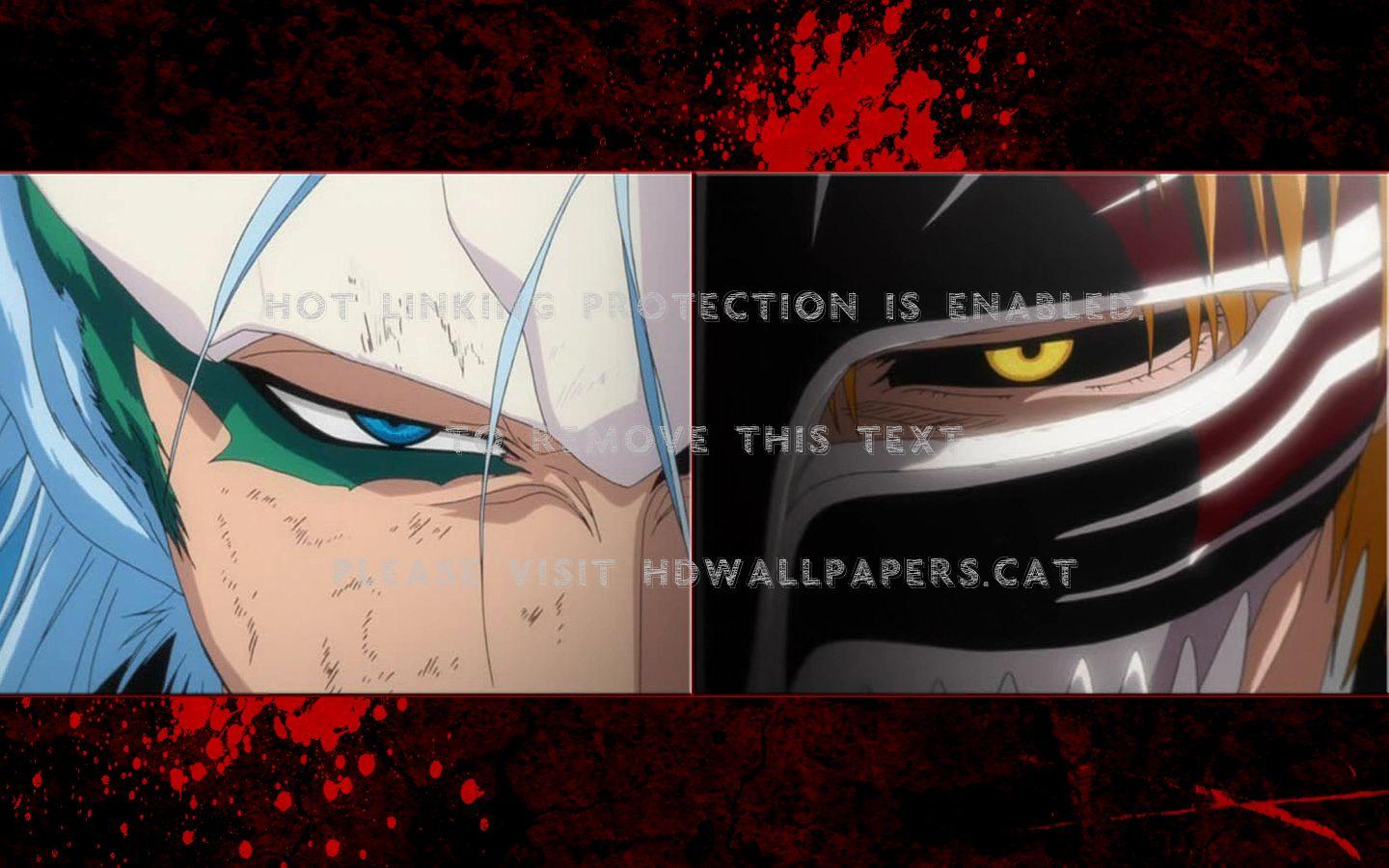 1440x900 grimmjow & ichigo bleach anime arrancar