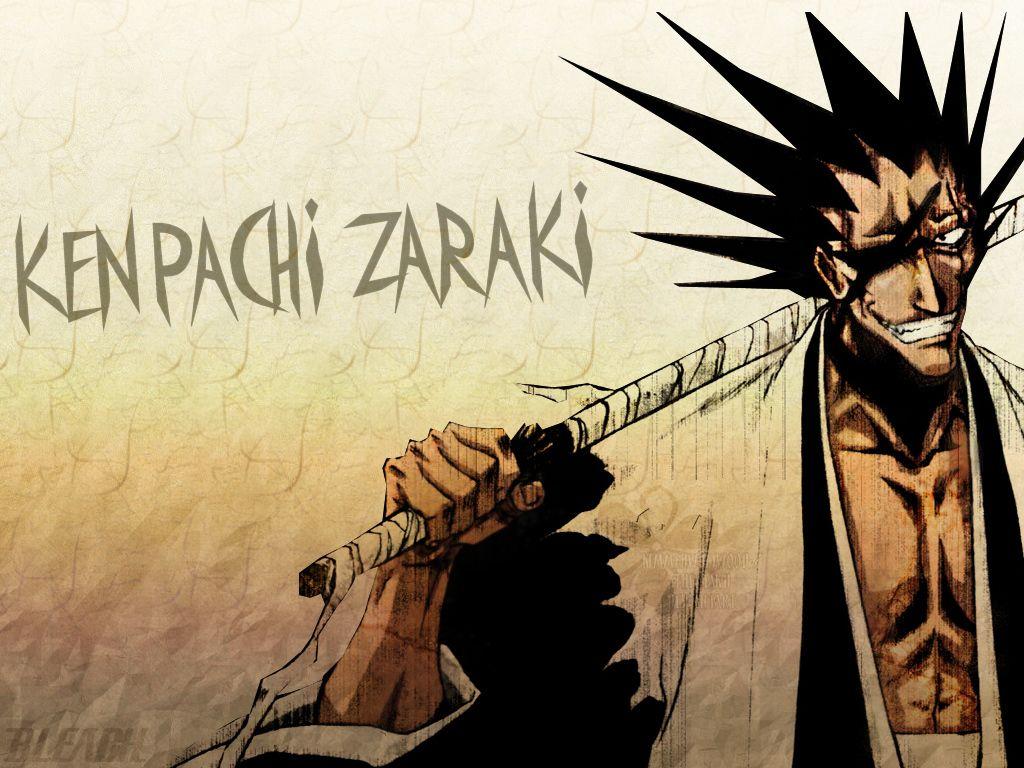 1024x768 Kenpachi Zaraki HD Wallpaper