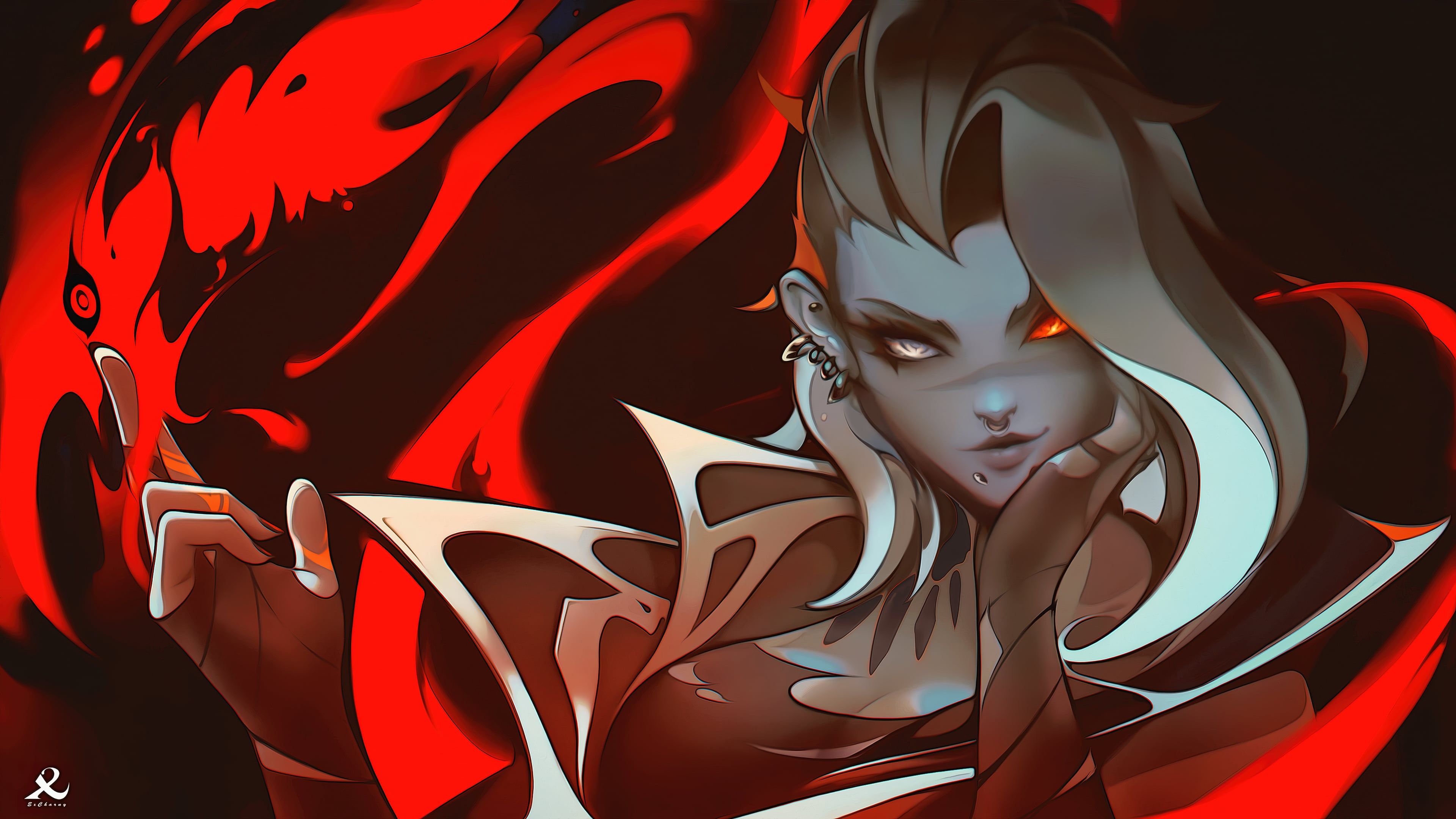 3840x2160 Reyna Valorant Art Game Wallpaper 4K for Desktop
