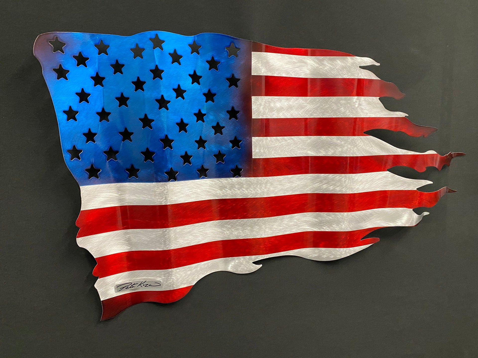 1920x1440 Tattered American Flag x 22