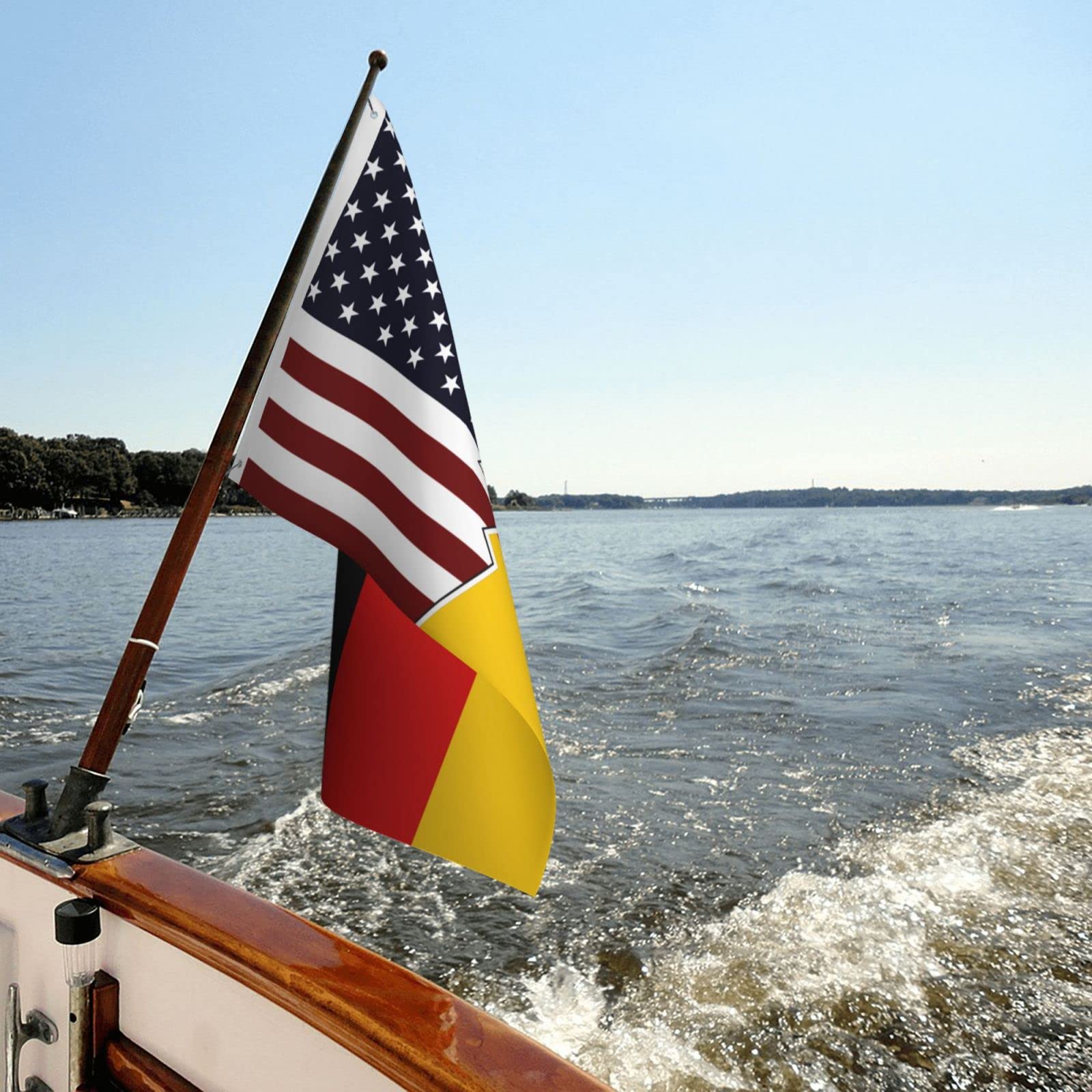 1600x1600 Amazon.com : POOEDSO Torn Style Us And Germany Flags Flags 3x5 Ft Outdoor Double Sided Flag Polyester Lightweight Flags Funny Home Yard Decoration 3by5 Flags : Patio, Lawn & Garden