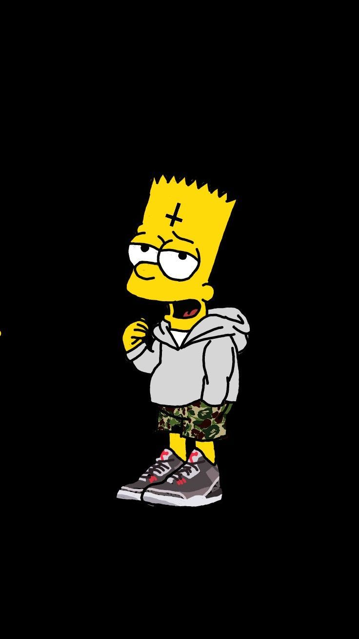 736x1309 Bart Simpson Mobile Wallpaper