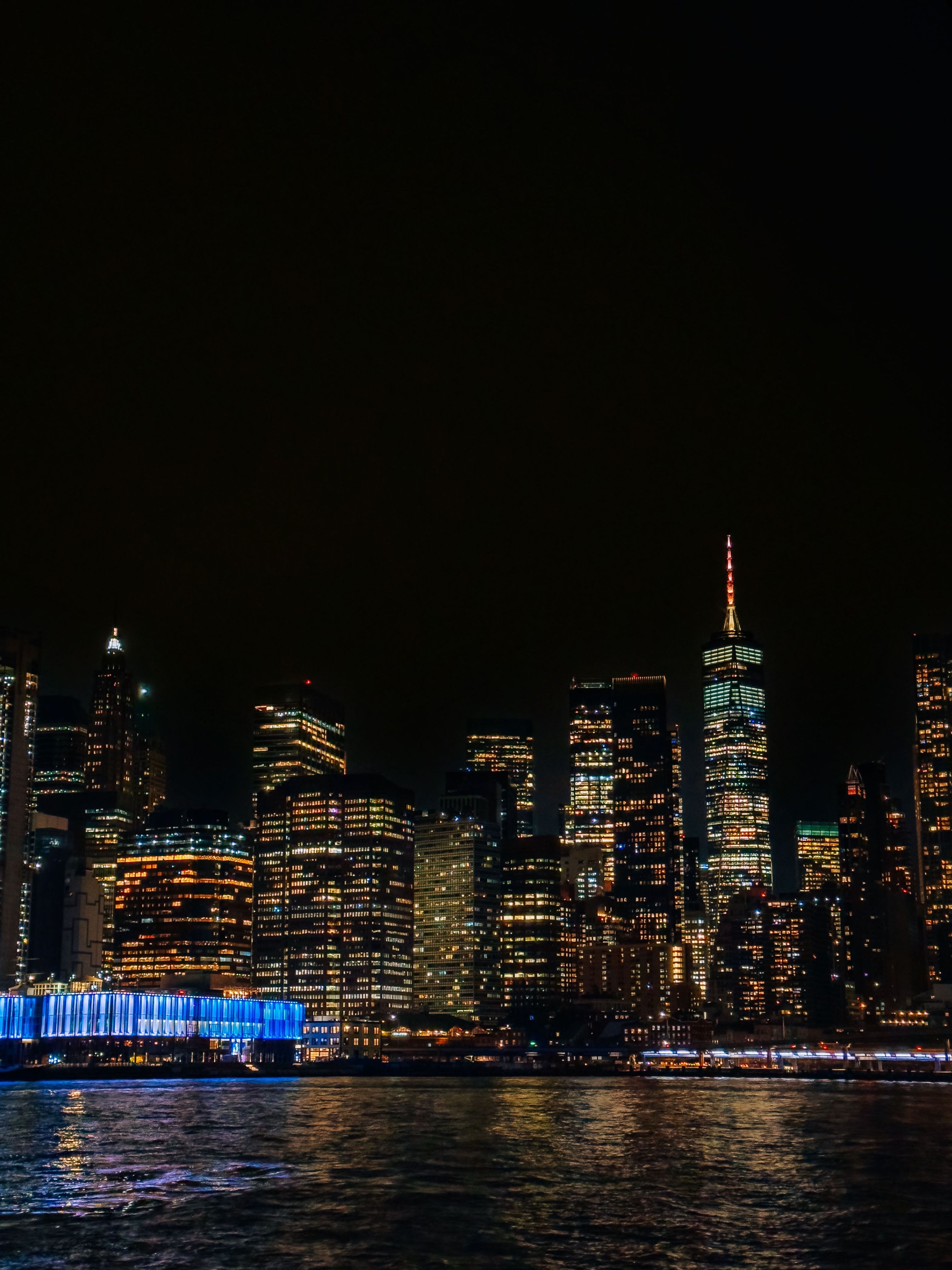 3023x4032 New York City Skyline at Night · Free