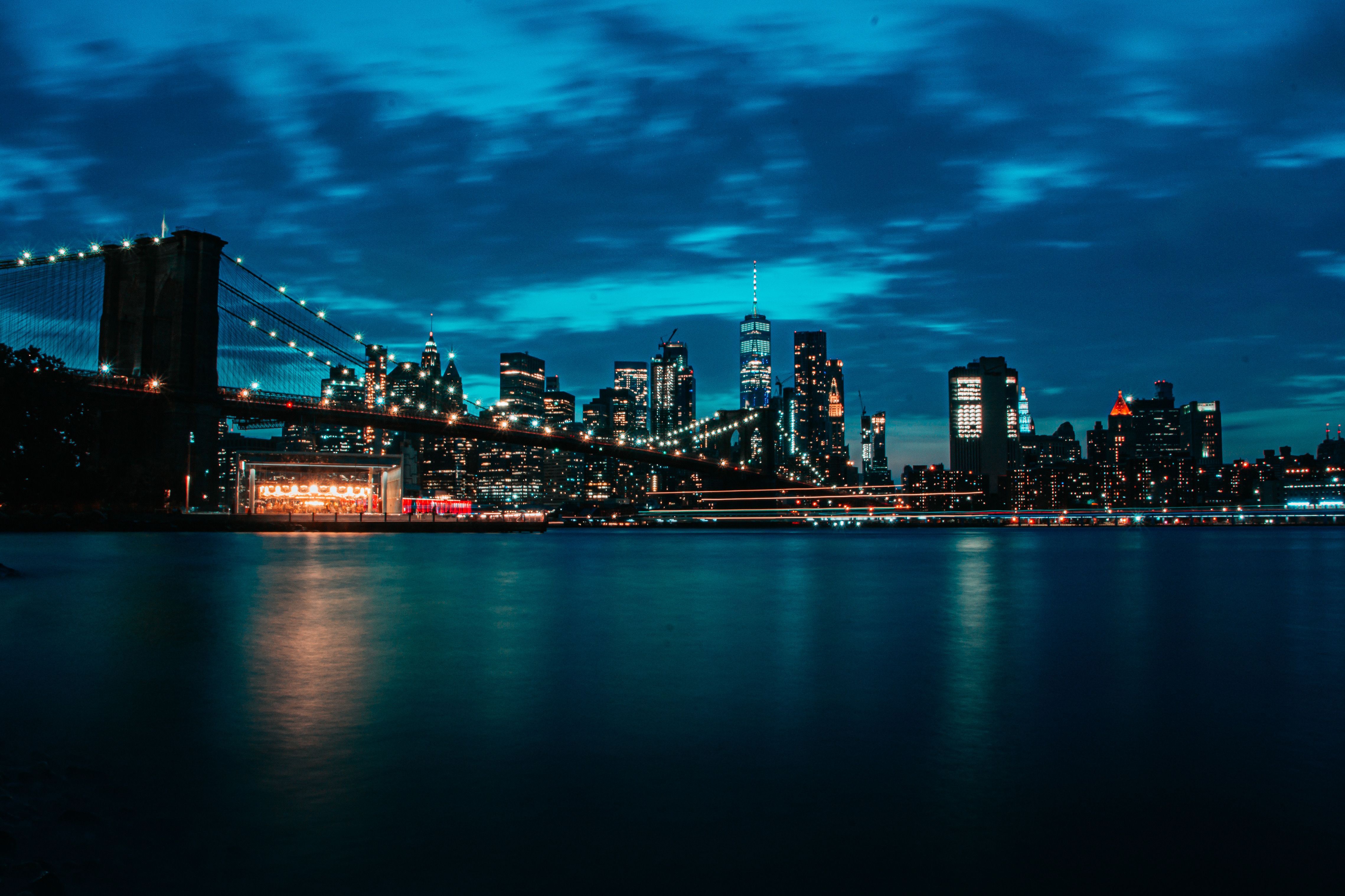 4556x3037 City Skyline at Dusk · Free