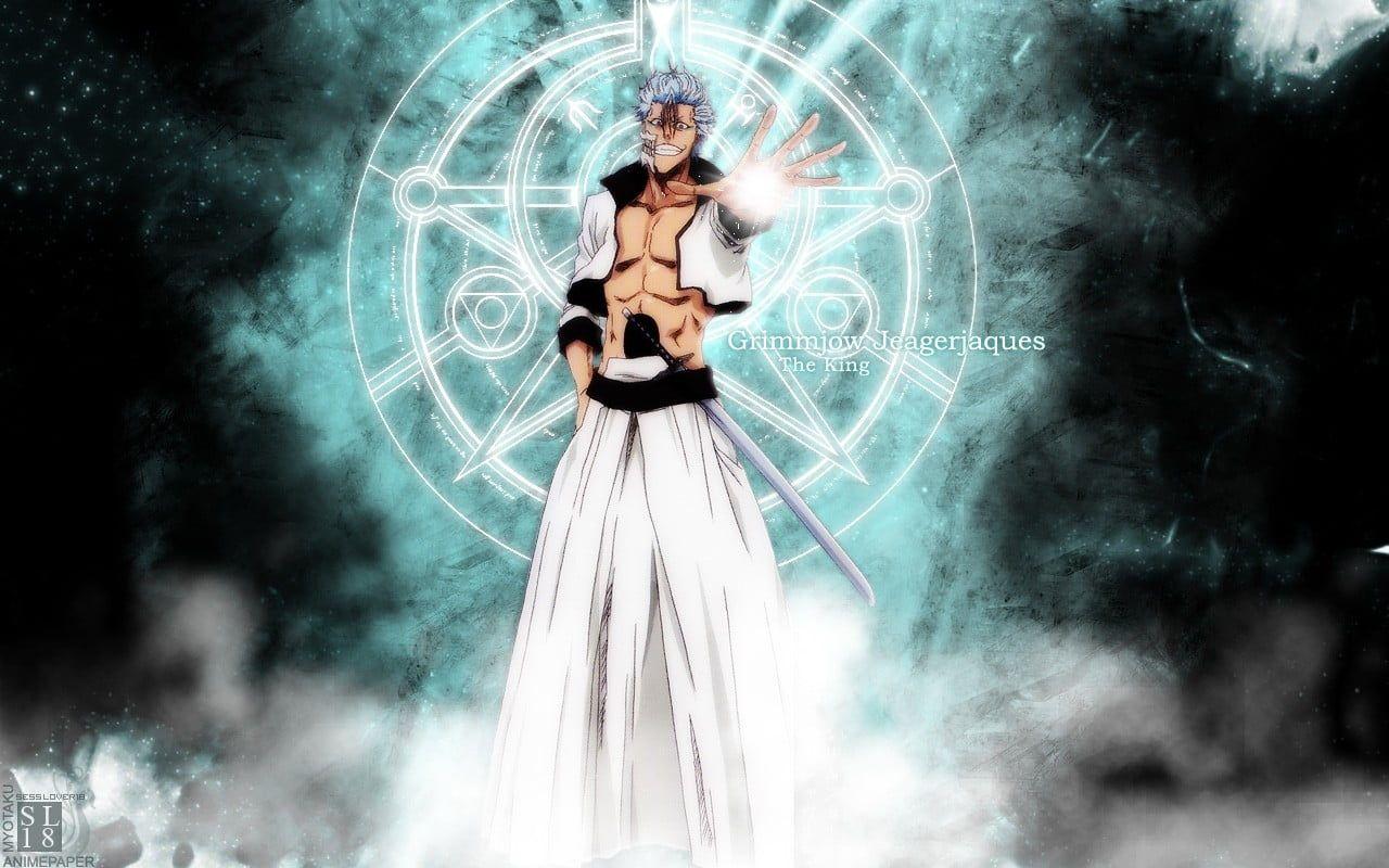 1280x800 Bleach character illustration, Bleach, Grimmjow Jaegerjaquez