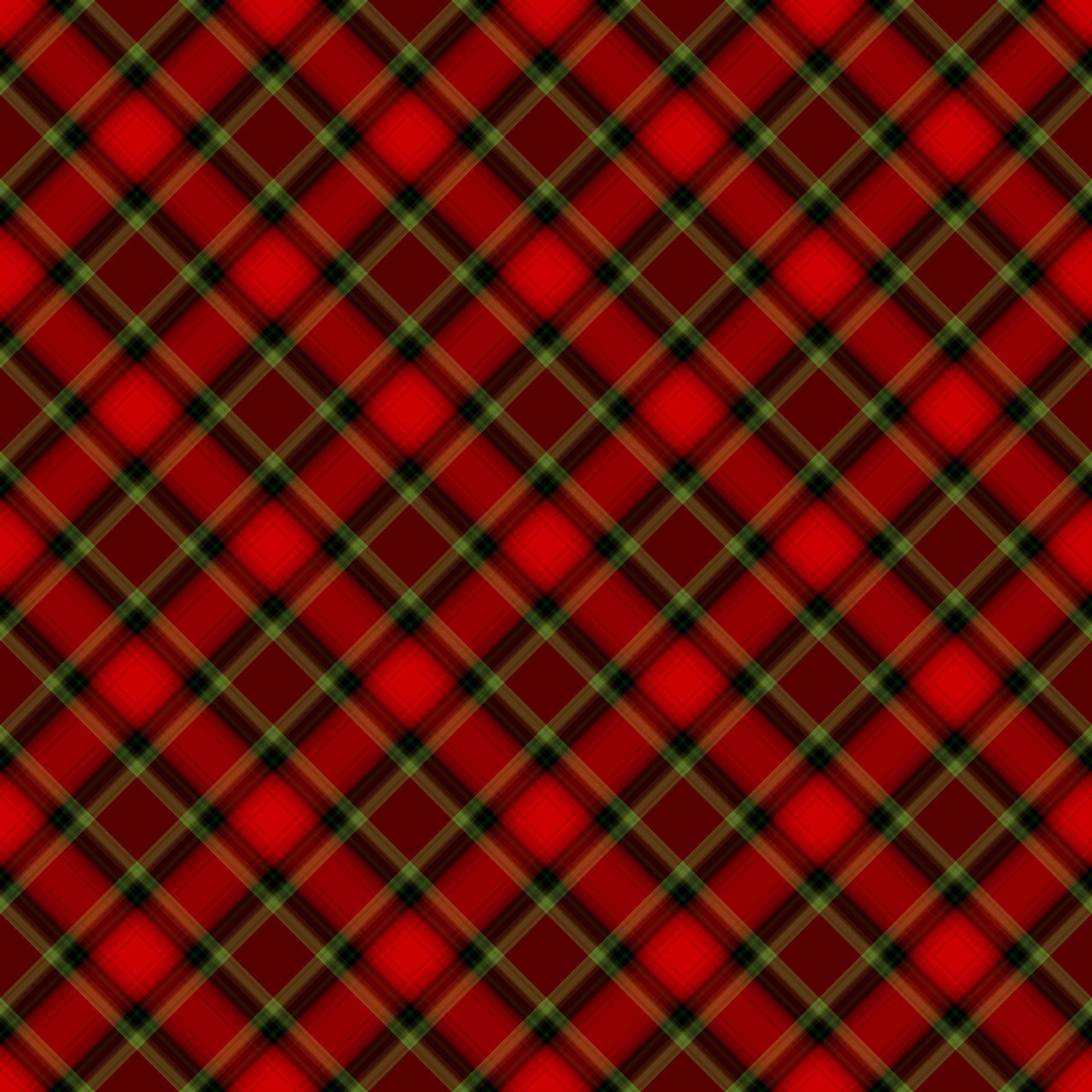 Red and black plaid bedroom decor