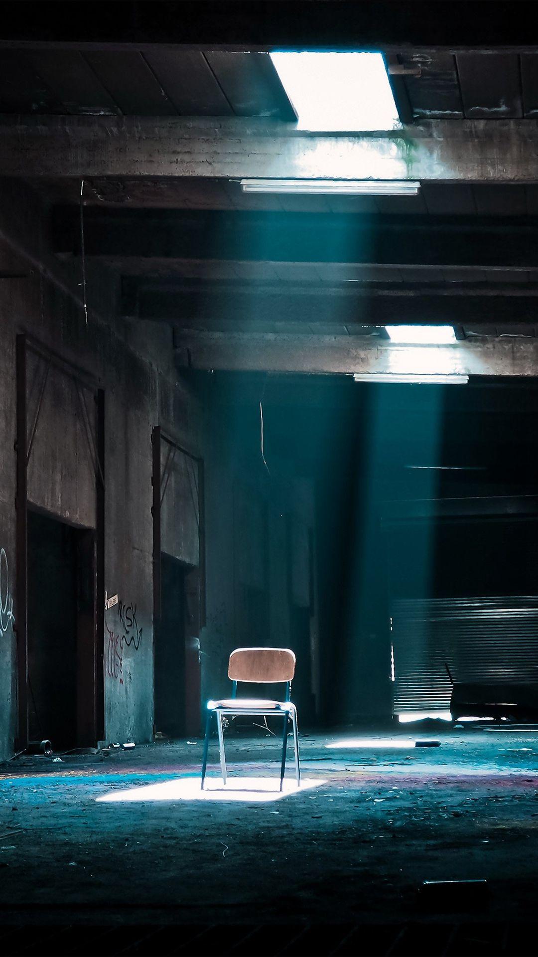 1080x1920 Chair Room Dark Light Nature iPhone 8 Wallpaper Free Download
