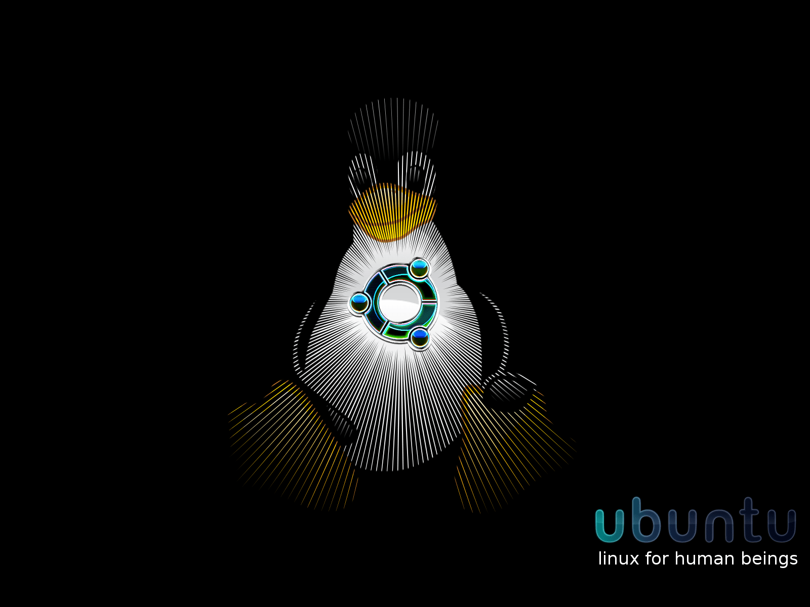 1600x1200 Free download Open Wallpaper Ubuntu Tux Wallpaper [1600x1200]