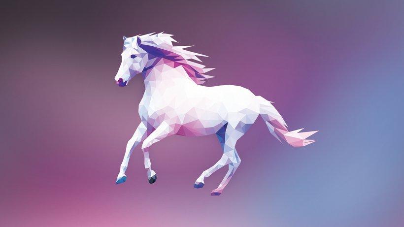 3840x2160 Horse Minimalist Abstract 4K