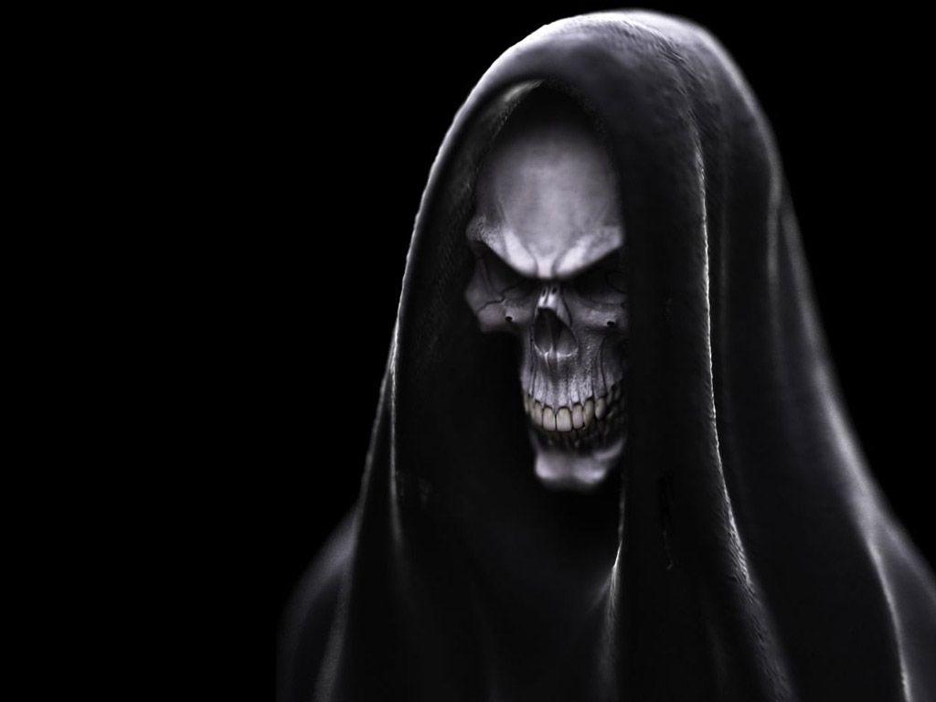 1024x768 Scary Skull Wallpaper