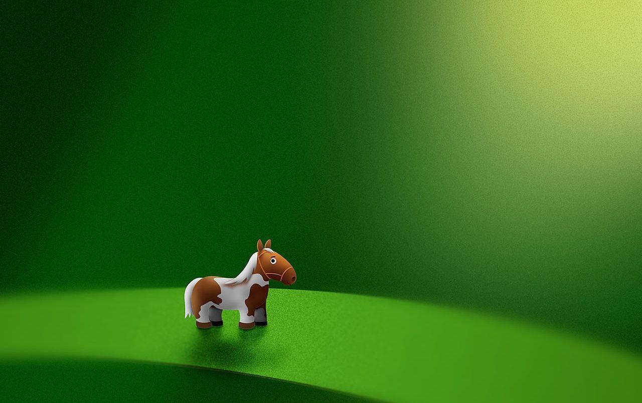 1280x804 Micro horse wallpaper. Micro horse