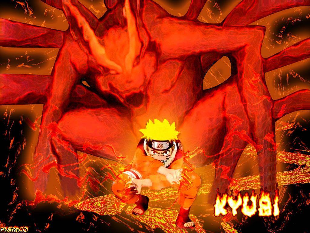 1024x768 Masashi Kishimoto, Studio Pierrot, Naruto, Naruto Kyuubi