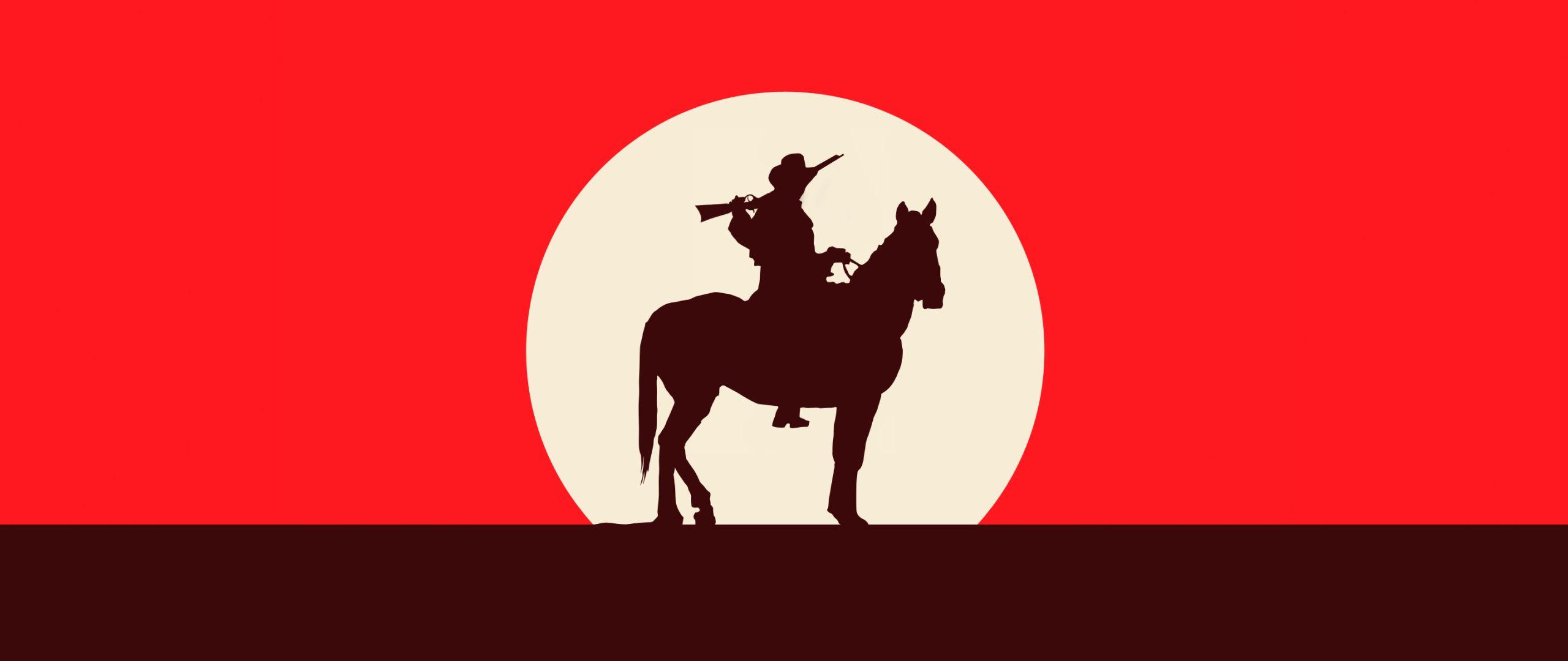 2560x1080 Cowboy Minimalist 2560x1080 Resolution Wallpaper, HD
