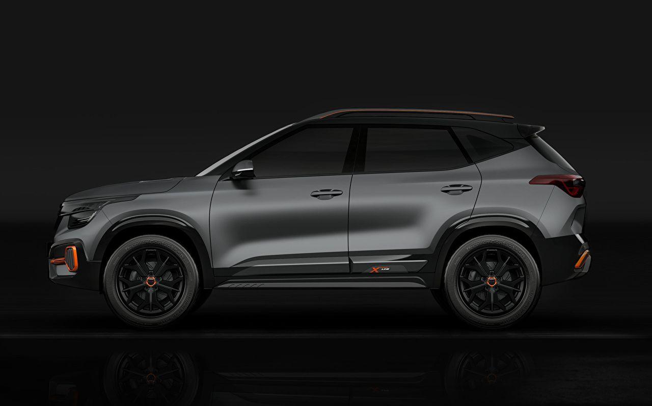 1280x797 Desktop Wallpaper KIA Kia Seltos X Line Concept 2020 Grey Side