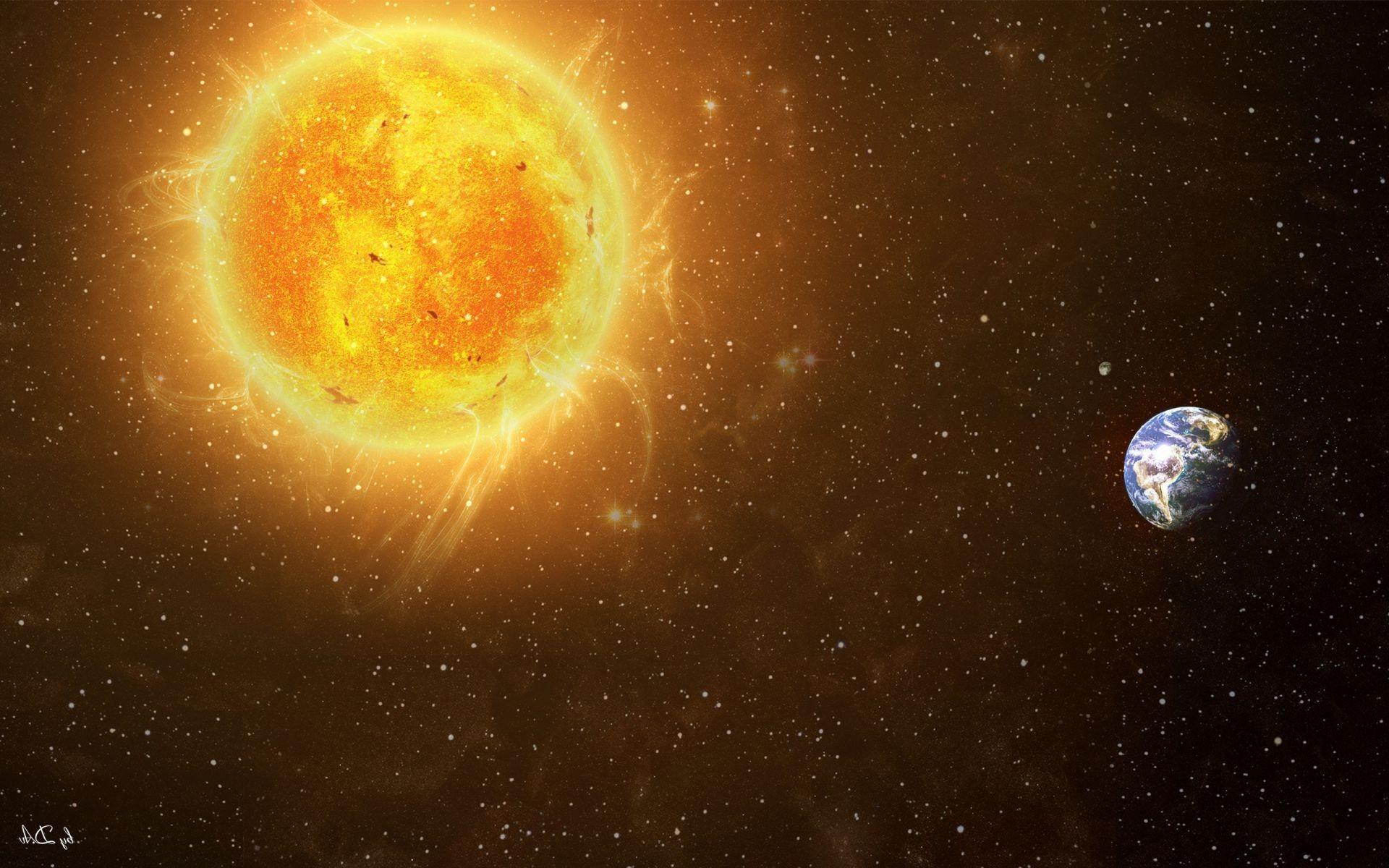 Sun Space Wallpapers - Top Free Sun Space Backgrounds - WallpaperAccess