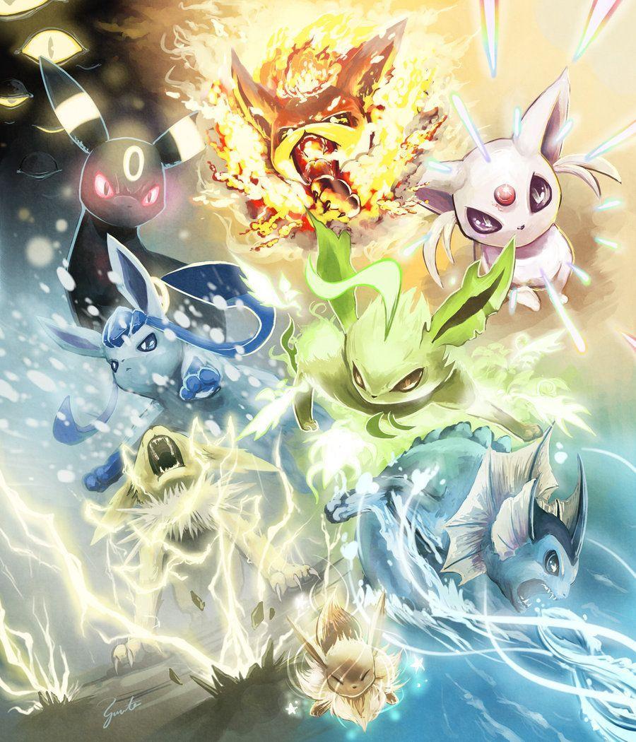 Evolution  Eevee evolutions Cute pokemon wallpaper Pokémon oras