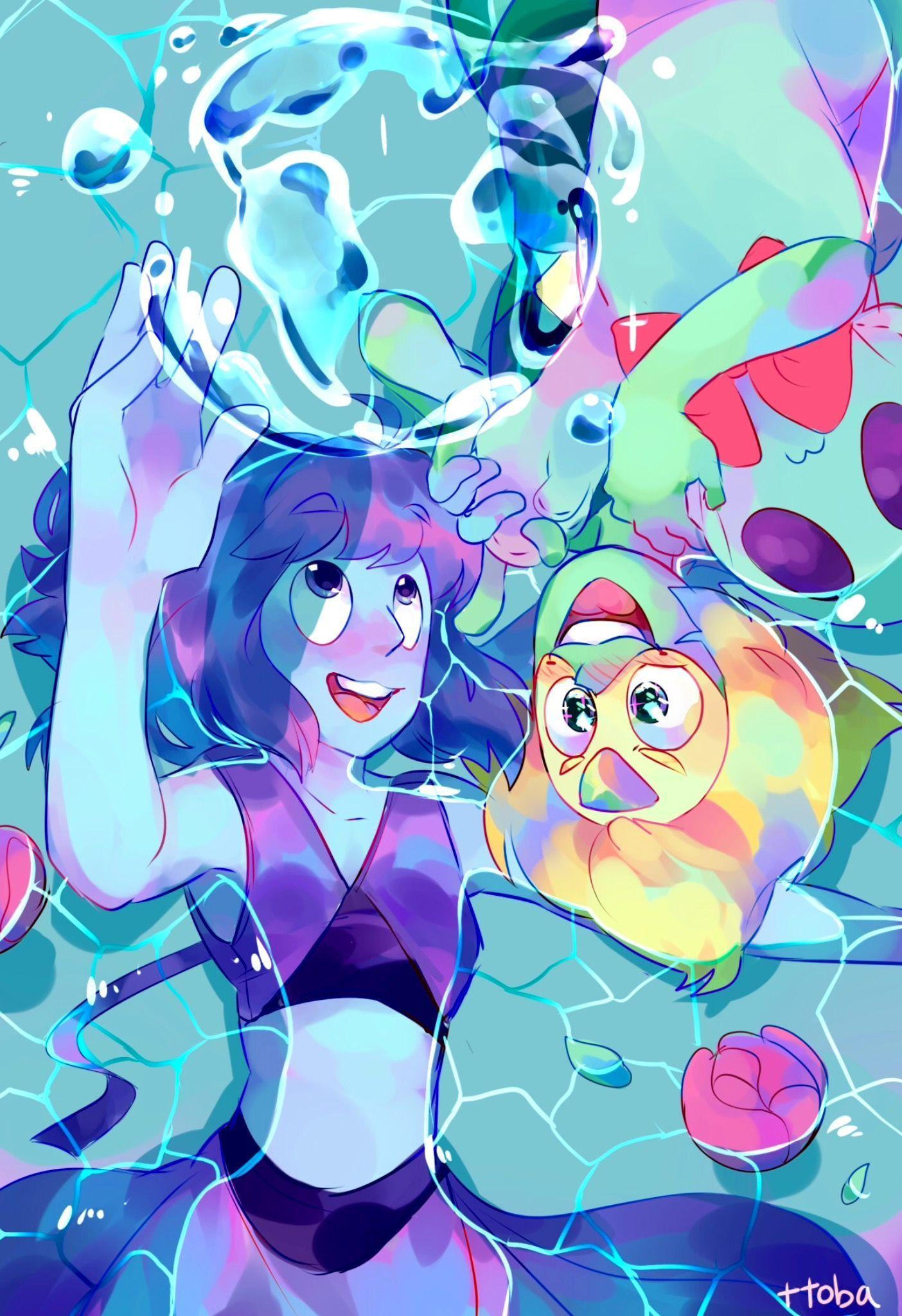 1404x2048 Lapis and peridot. Steven universe gem, Steven universe fanart