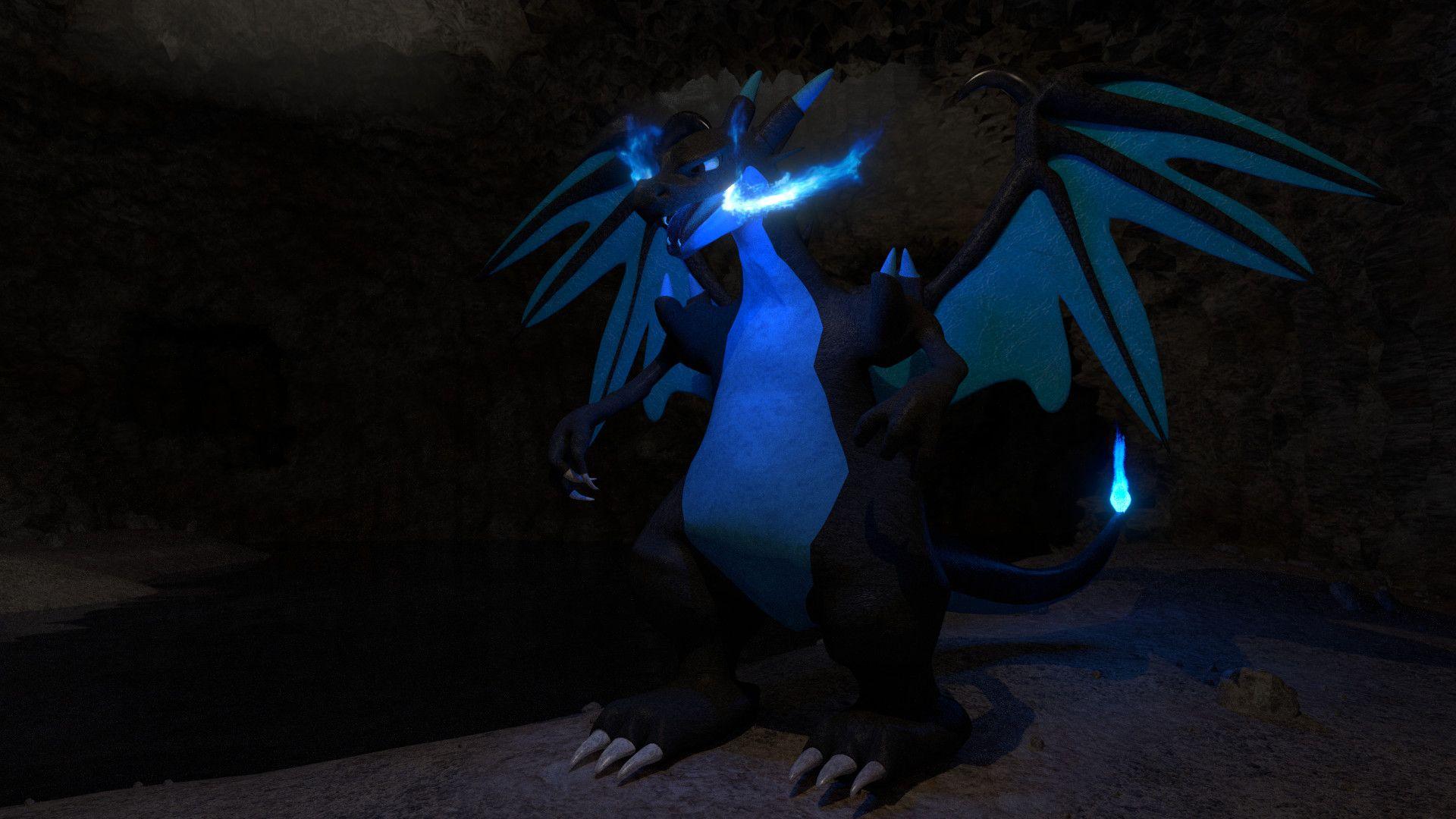 1920x1080 Mega Charizard X by alewism Mega Charizard X