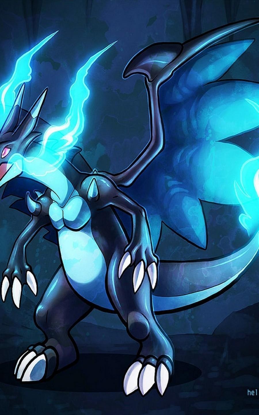 900x1440 Charizard X iPhone Wallpaper