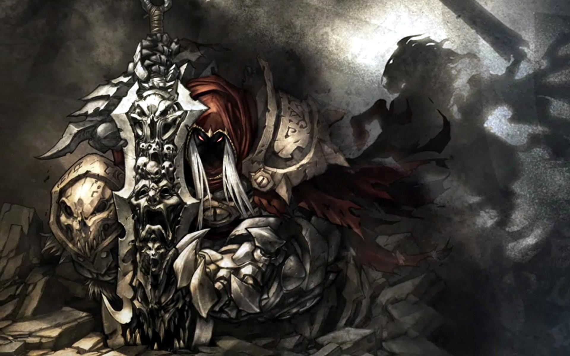 1920x1200 Download 1920x1200 War weapons darksiders artwork swords games